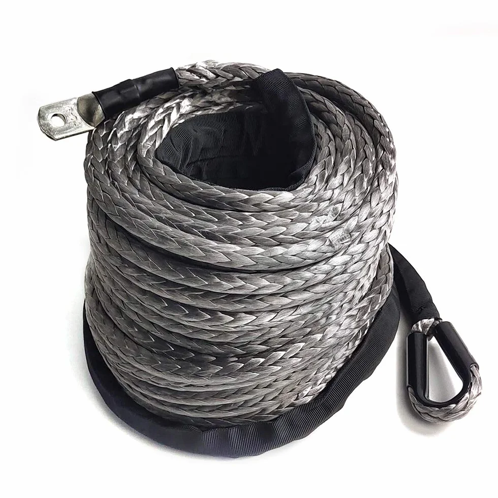 Corda per verricello forestale sintetica in plastica, corda di plastica, argano forestale, fune sintetica, per 4 Wd, 23809 Lbs 10,8 T 30 m
