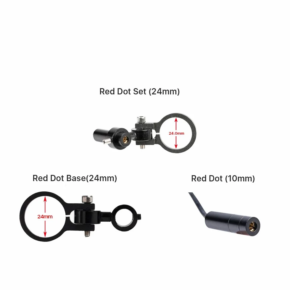 Cloudray Modulo Diodo Rosso Dot Set Foro Diametro 24/25mm Posizionamento DC 5V per DIY Co2 Laser Testa