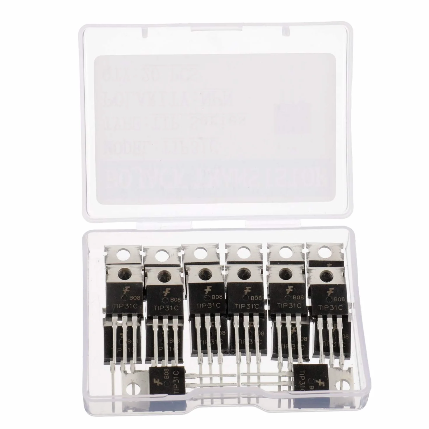 BOJACK TIP31C NPN 3 A 100 V Transistor di potenza epitassiale al silicio TIP31 3 amp 100 Volt Transistor Darlington TO-220 (confezione da 20 pezzi)
