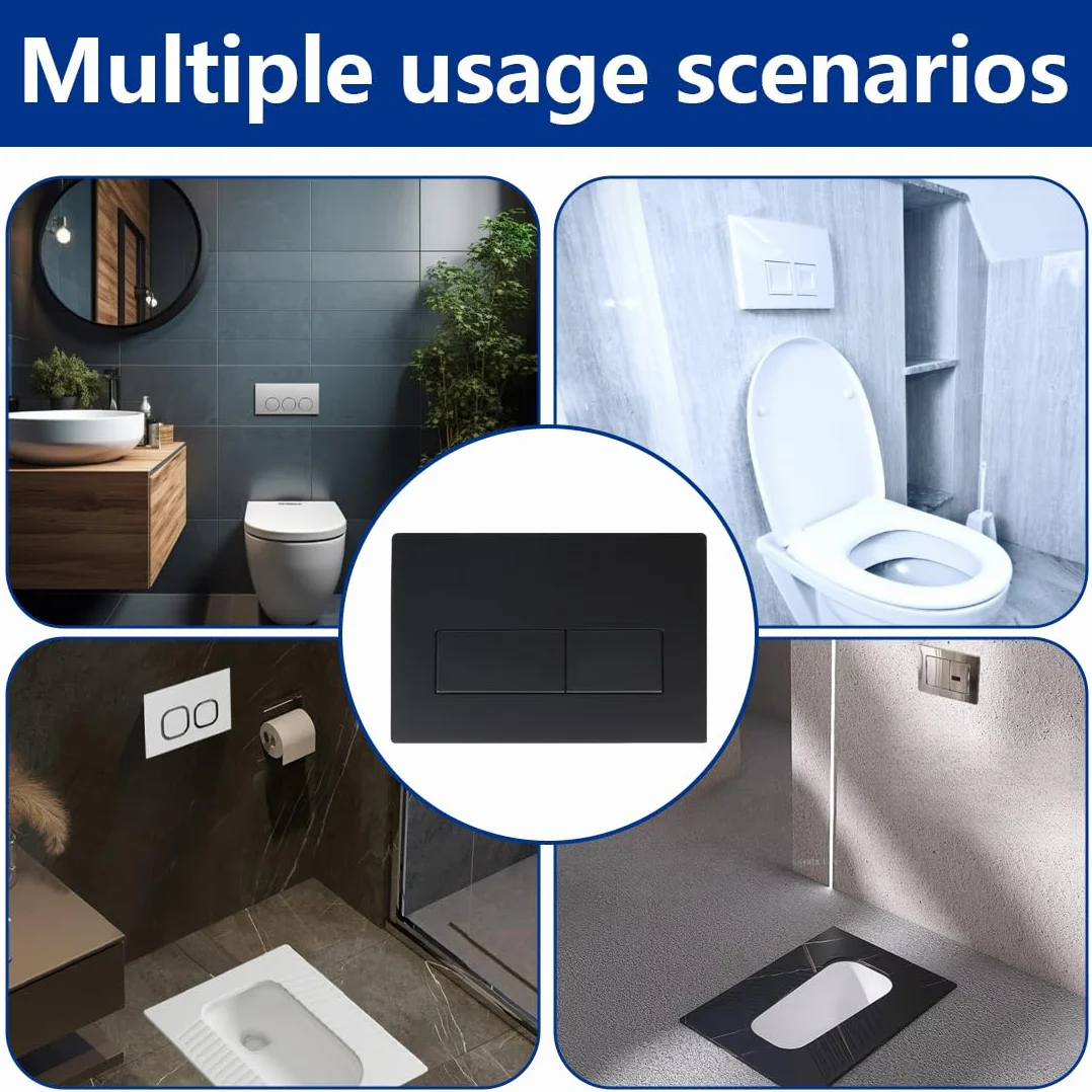 Geberit Sigma 01 Placca Di Comando Wc Doppio Scarico Nero Piastra Di Ricambio