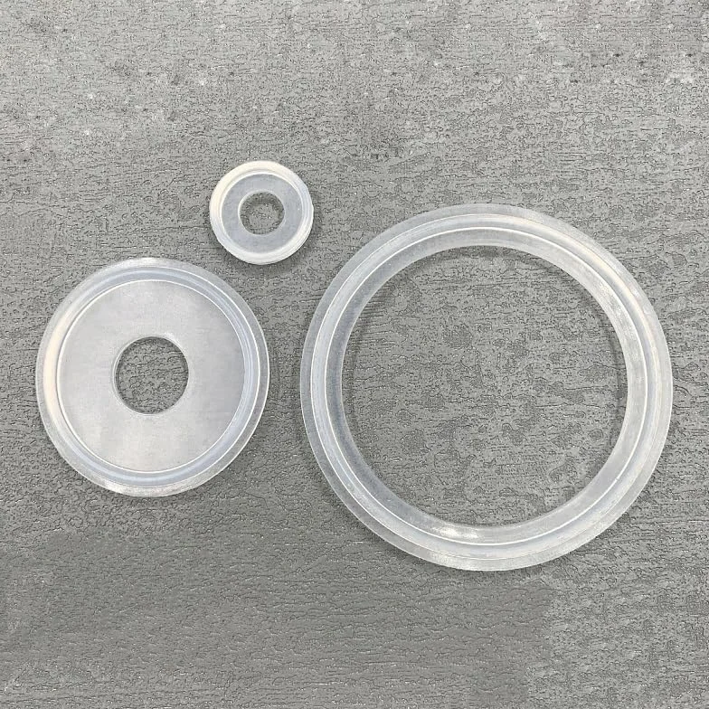 Anello di tenuta della guarnizione Tri-Clamp in silicone da 3 pezzi(204mmx217mm)