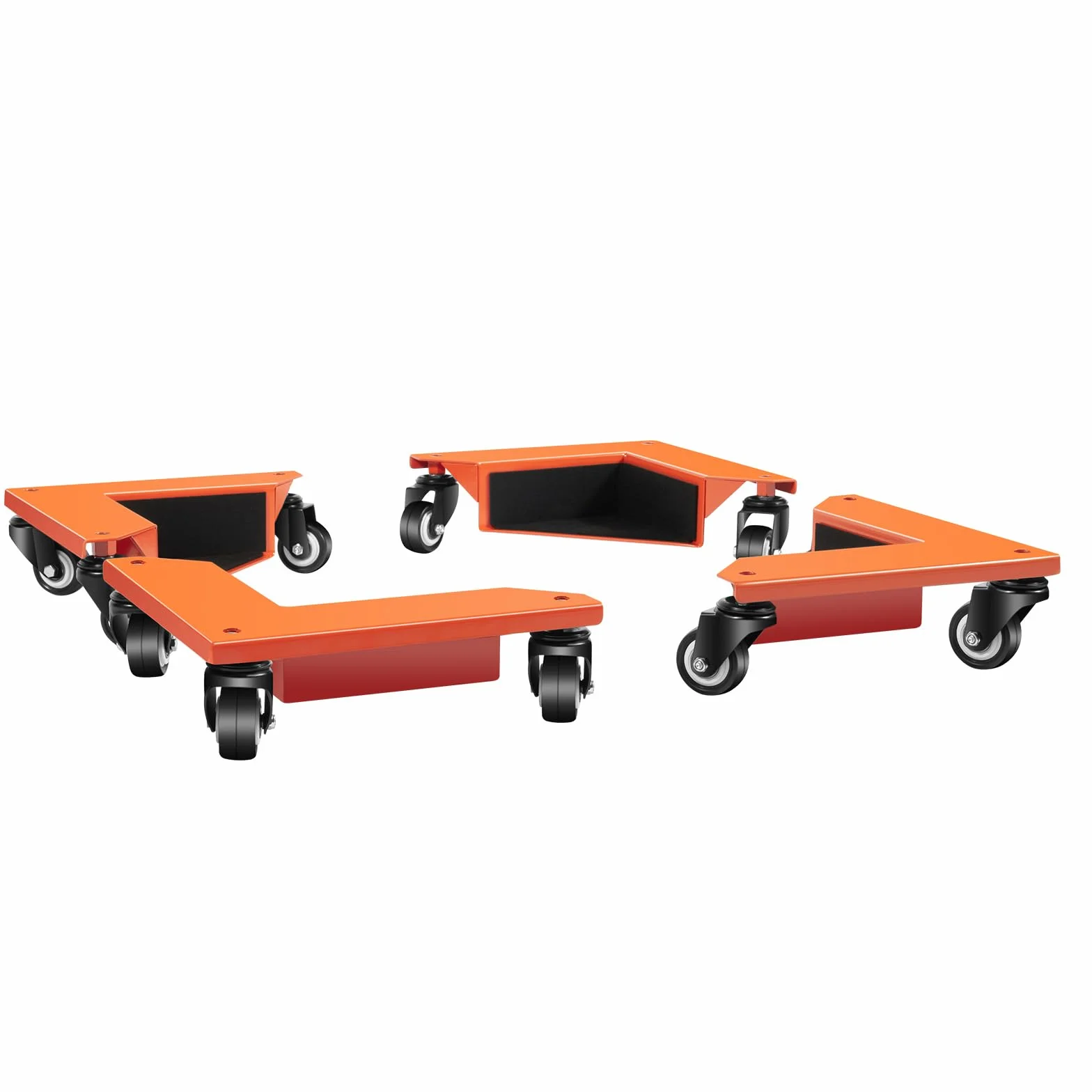 Set di trasportatori per mobili con ruote universali, 639 kg, triangolare, pratico aiuto per il trasporto di oggetti ad angolo retto come armadi, tavoli e frigoriferi