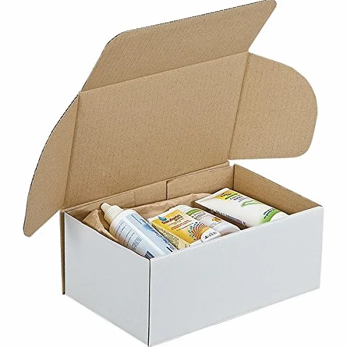 Propac Z-BOYFW312214 Scatole Fustellate Bianco, 31 x 22 x 14 cm, Set di 50