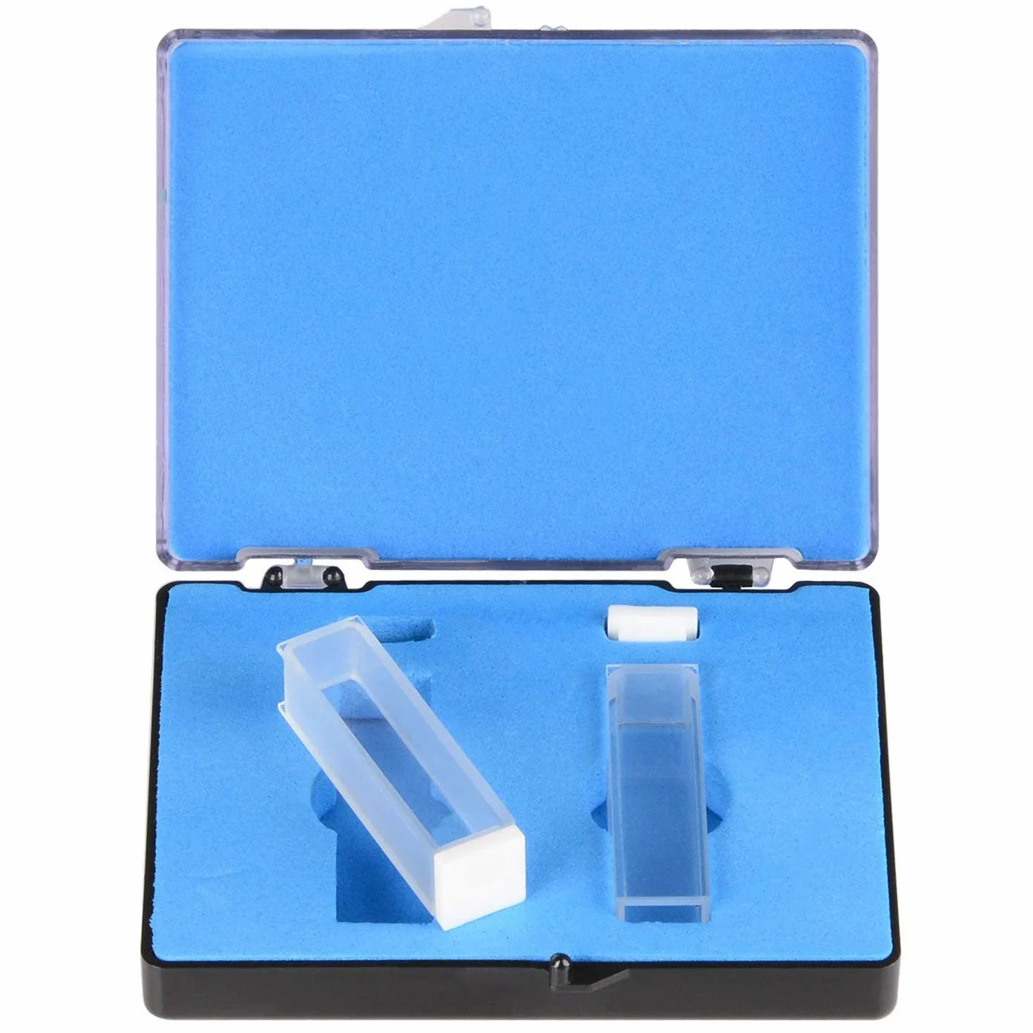 Cuvette al quarzo per spettrofotometro 10 mm 45 mm 3,5 ml confezione da 2