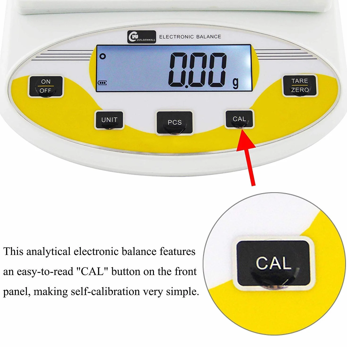 CGOLDENWALL Lab Bilancia analitica digitale di precisione Bilancia da laboratorio 3000g, 0,01g Bilancia di precisione da laboratorio Bilancia elettronica Bilancia pesapersone Bilance da cucina