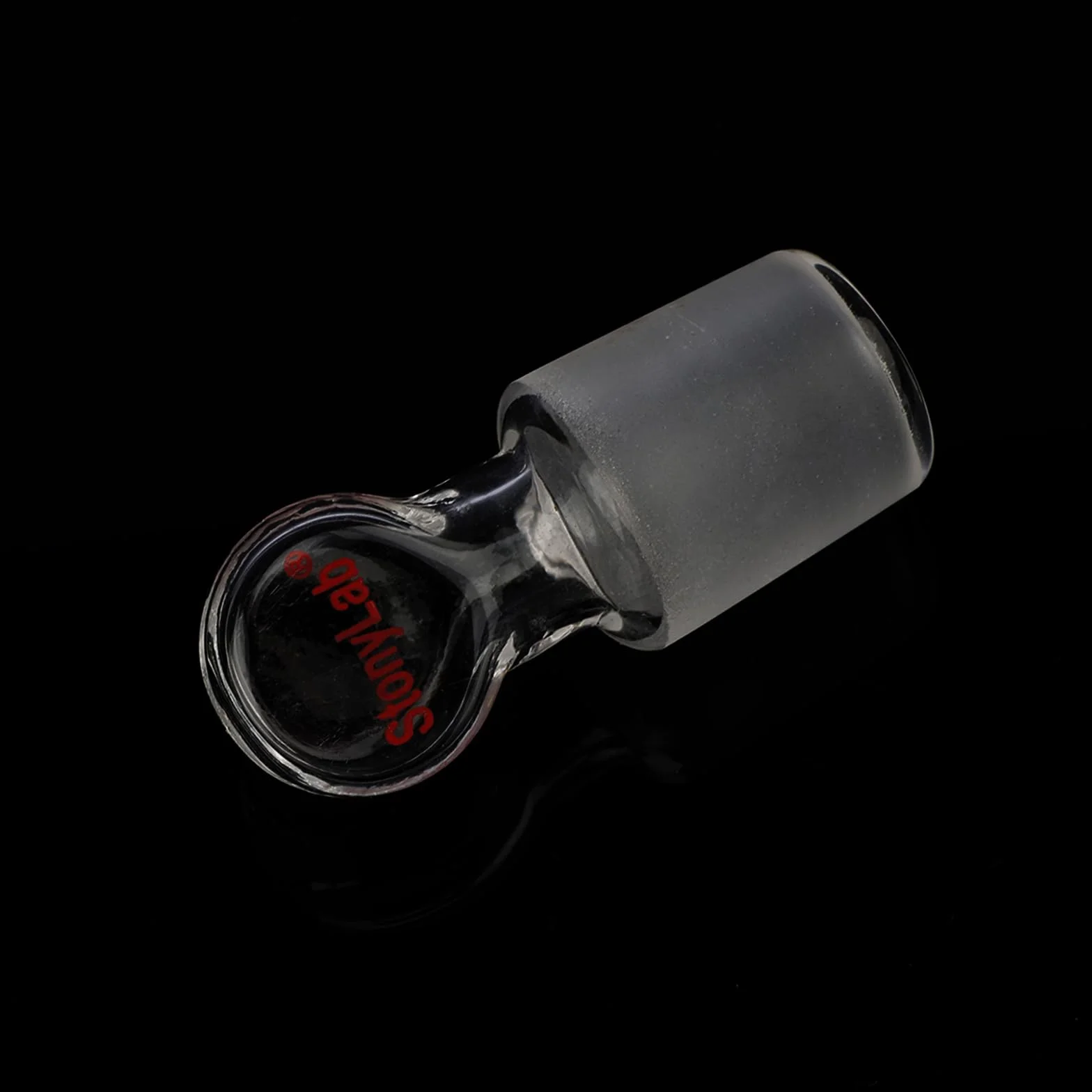 Tappo Cavo in Vetro Borosilicato Penny Head, Fondo Chiuso per Giunto Esterno 19/22, Confezione da 1