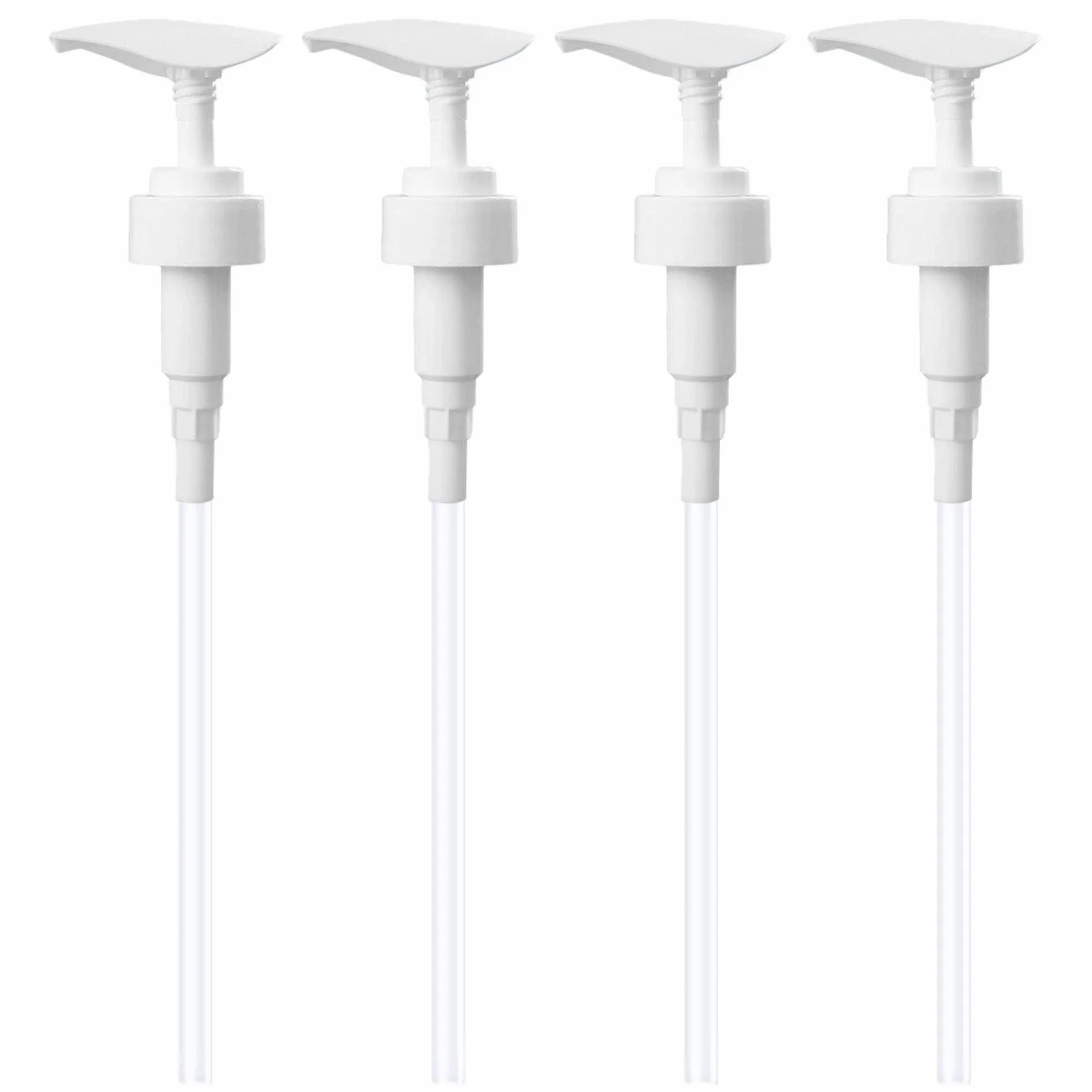 4 Pezzi di Pompa da Pressa in Plastica, Pompa Spesa in Lozione, 1000 Ml di Distributore di Shampoo, Distributore di Gel Doccia, Distributore di Detergenti.