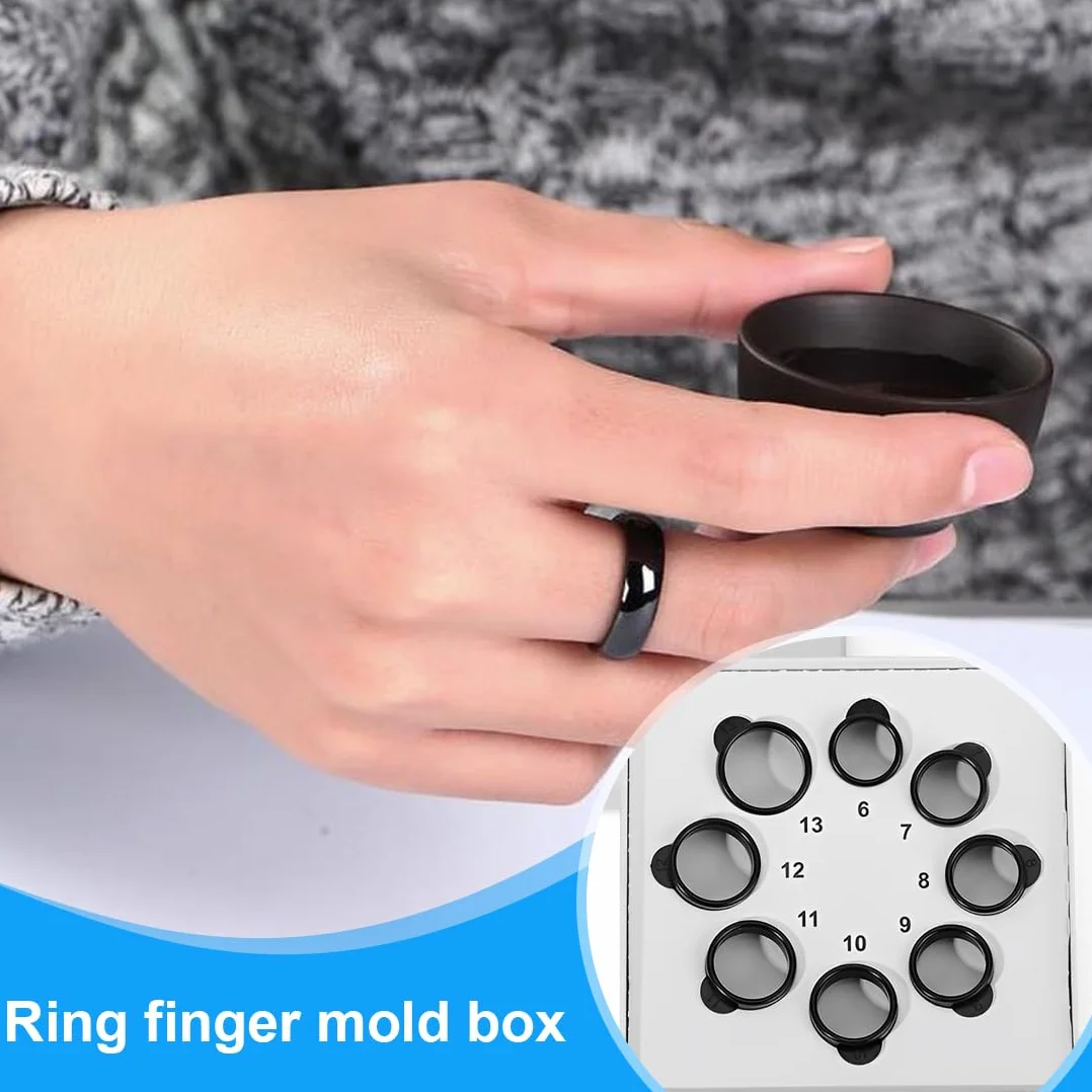 IKOPFLN 1 Pezzo Ring Kit di misurazione Misura Ring prima dell’acquisto isurazione precisa per comfort e accuratezza massimi Compatibile con ogni tipo di dito