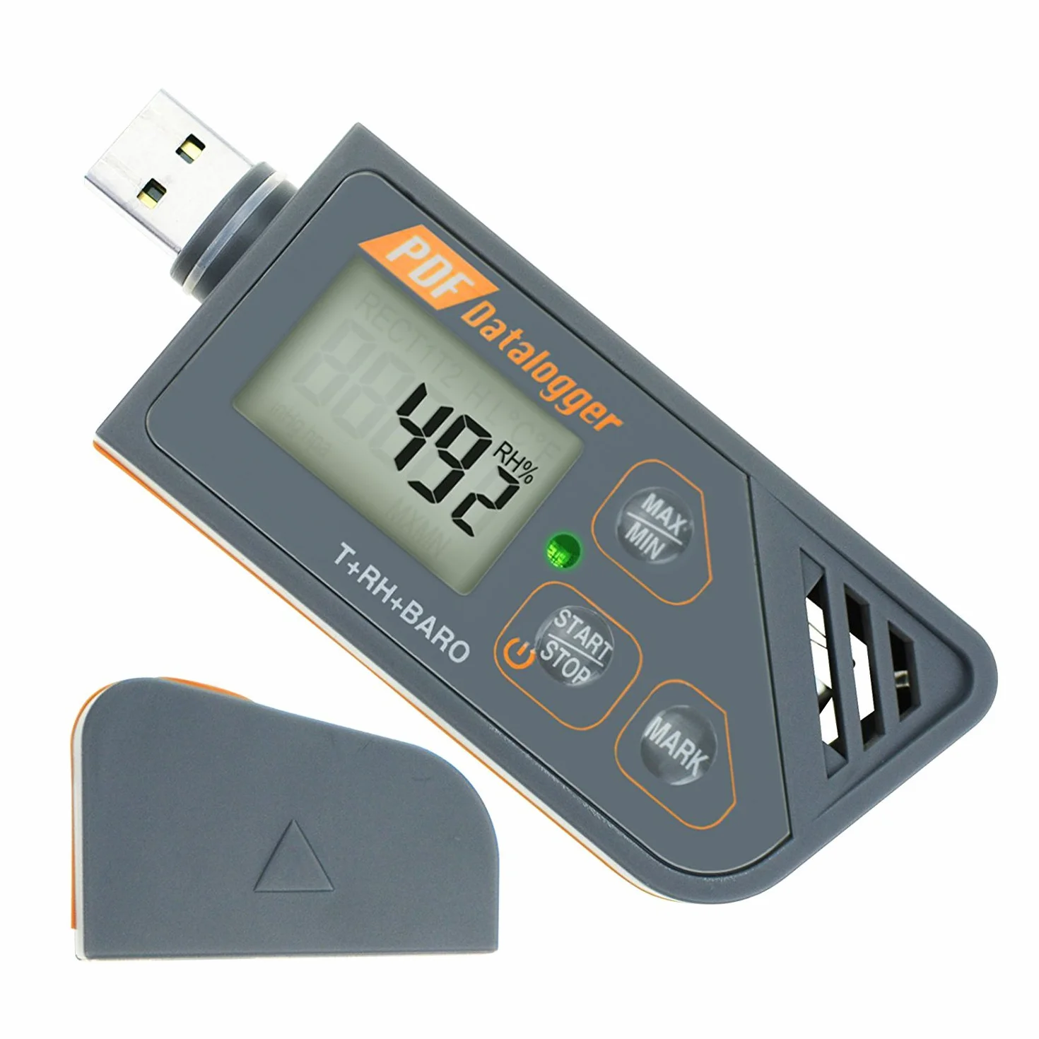 Datalogger USB Digitale Impermeabile Umidità Temperatura E Pressione Dati Barometrici Indicatore Di Registrazione, Generare Report PDF E Excel LED Indicator