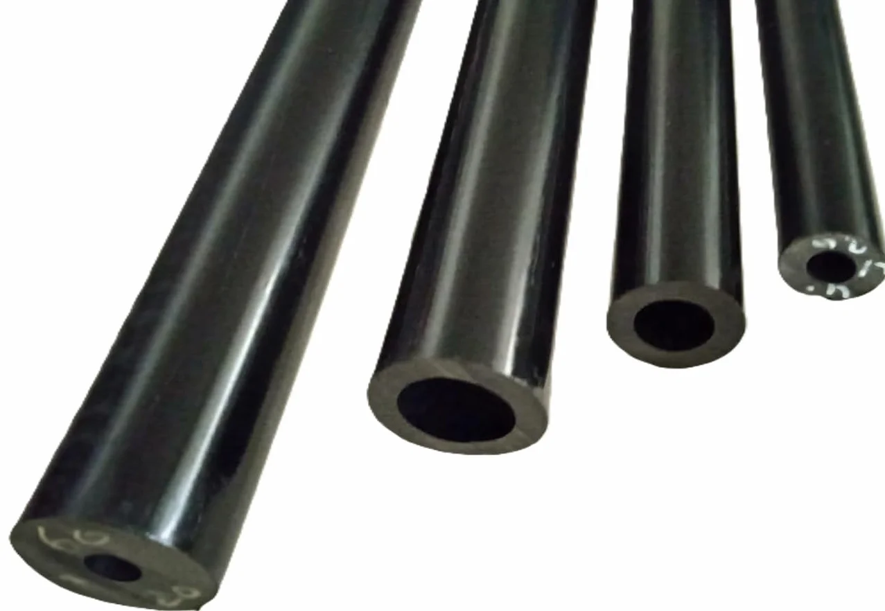 Barra Tonda PVC Nero Tubo D30 10X1000 mm