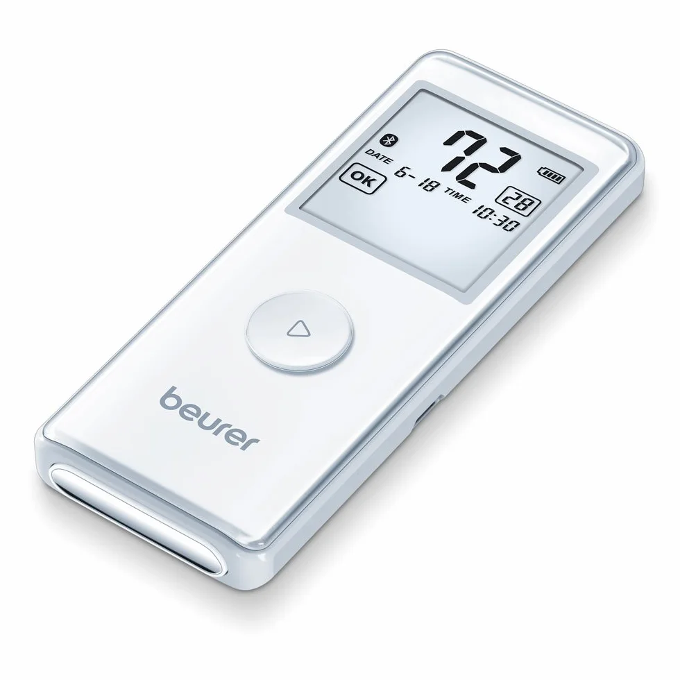 Beurer ME 90 Dispositivo per ECG Portatile Bluetooth, per un Autocontrollo a Casa e in Viaggio