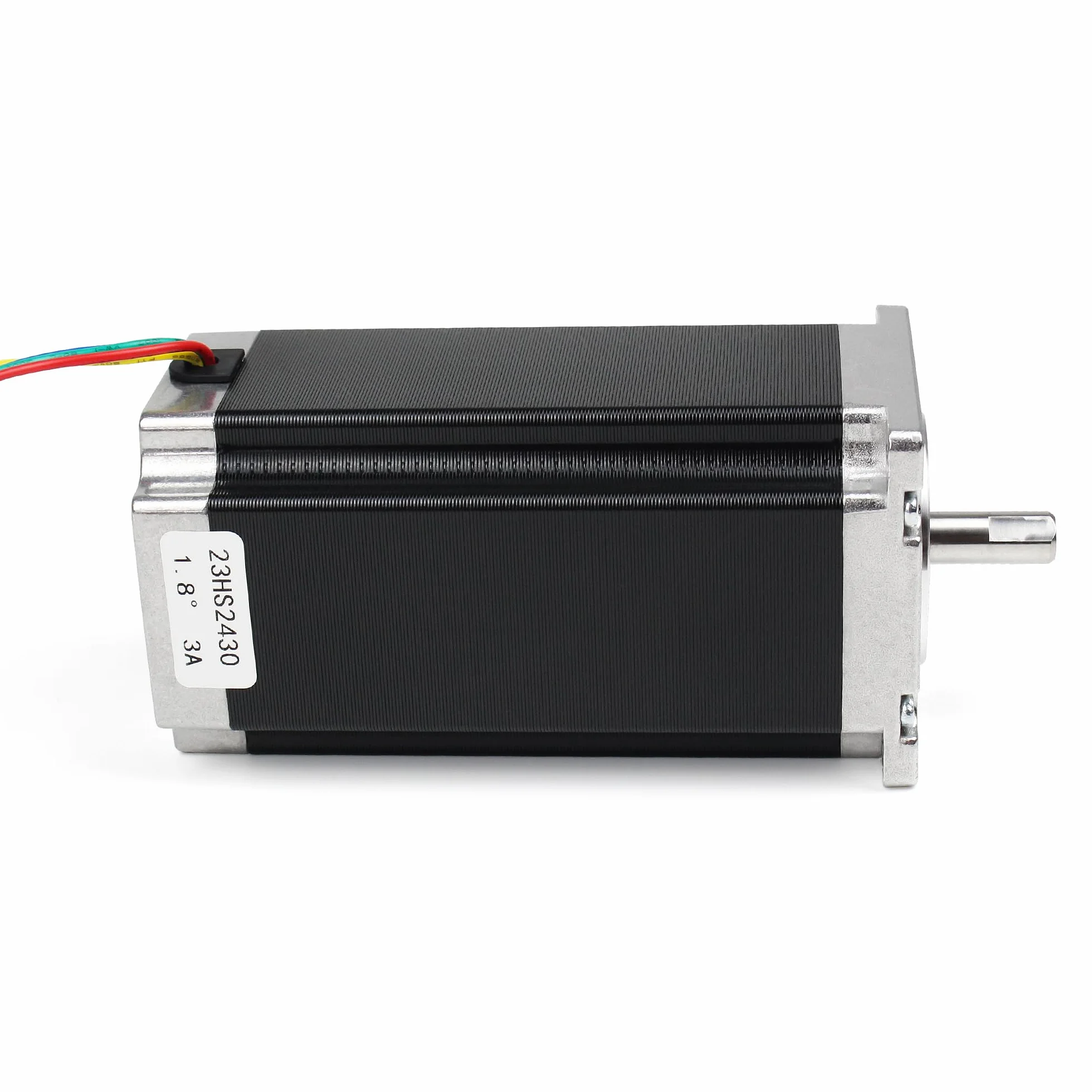 RATTMMOTOR Nema 23HS2430 - Motore stepper Nema23, 2,8 Nm (425 oz.in) 3 A, 1,8 gradi, 4 fili, motore stepper a 2 fasi, 57 x 57 x 112 mm, per robot, stampanti 3D, fresa CNC (23HS2430)