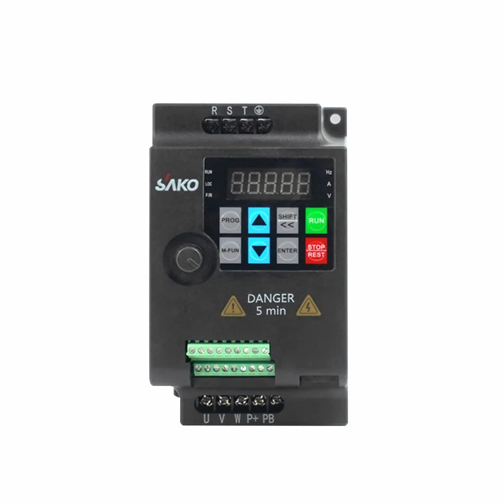 Inverter,convertitore VFD, convertitore inverter trifase, driver motore 380 V 2,2 kW, utilizzato per il controllo della velocità del motore mandrino