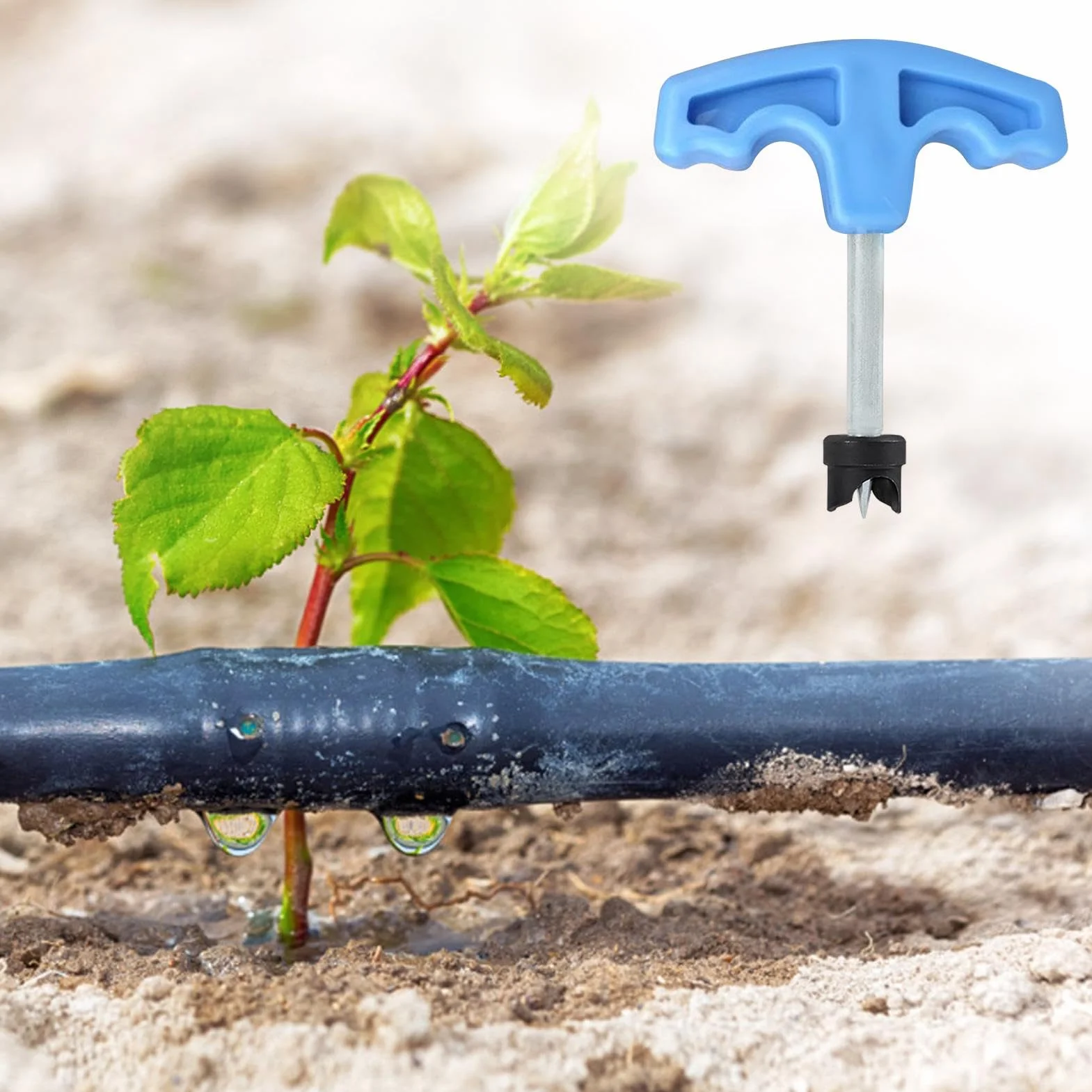 Strumento per perforare tubi per irrigazione a goccia, perforatore per tubi per irrigazione a goccia - Strumento per perforare tubo gocciolante - Strumento di perforazione per irrigazione, perforat