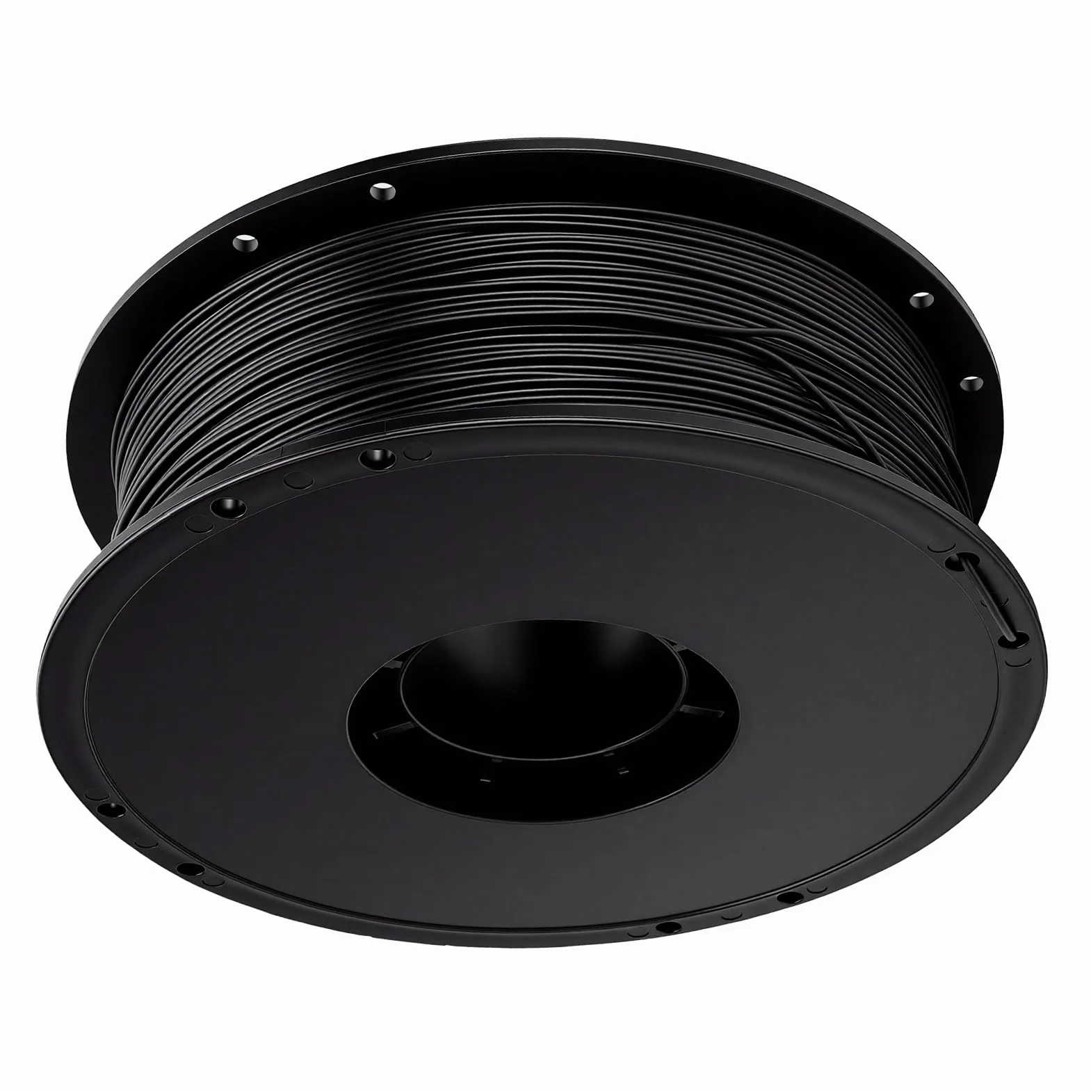 Tangxi Bobina da 1 Kg di Filamento in Microfibra Flessibile da 1,75 Mm, Filamento per Stampante 3D per Palloni da Basket Airless e Stampanti FDM (BLACK)