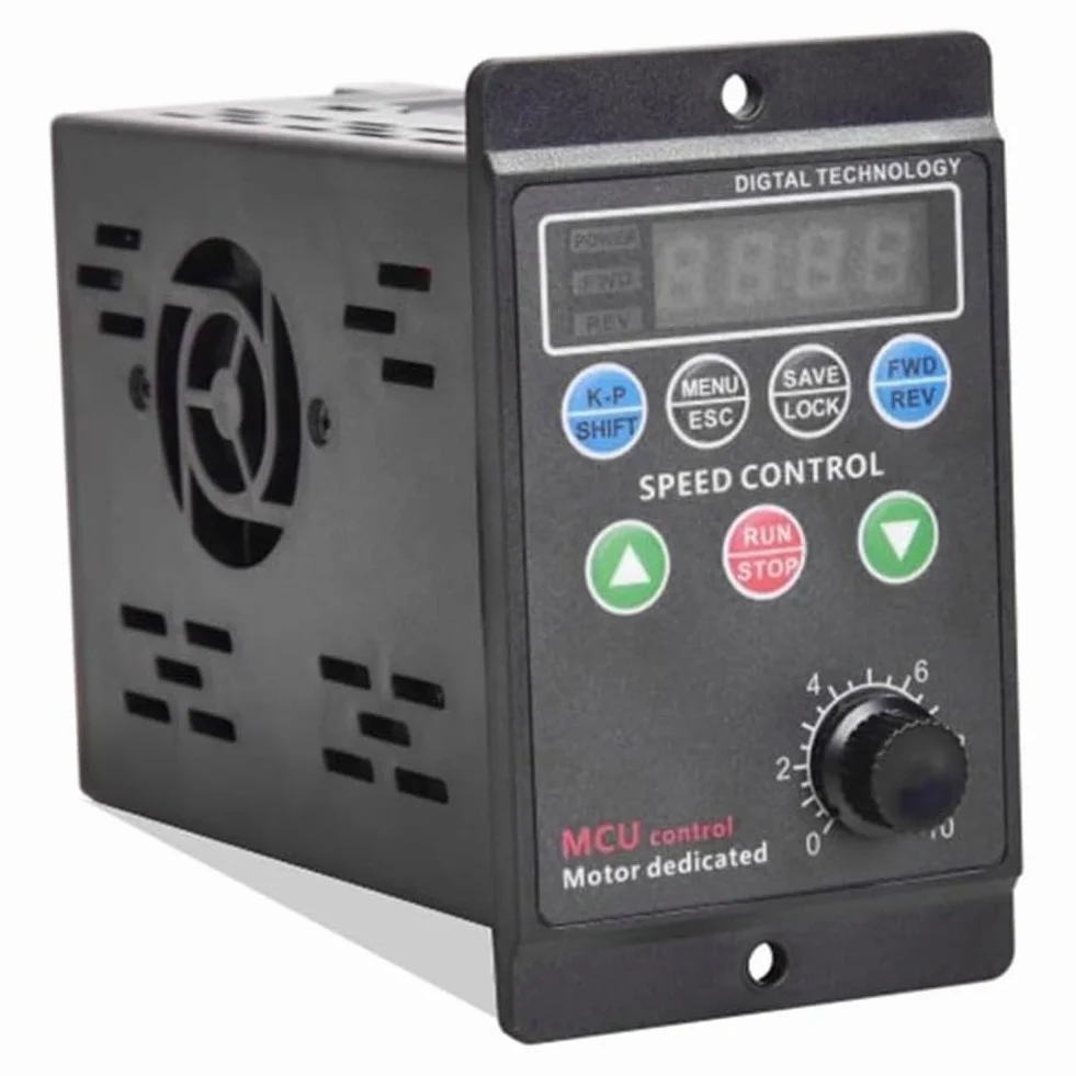 Inverter monofase a trifase per motori, 750/1100W, ingresso 220V, uscita 220V, funzioni di protezione multiple (UX-1.1KW)