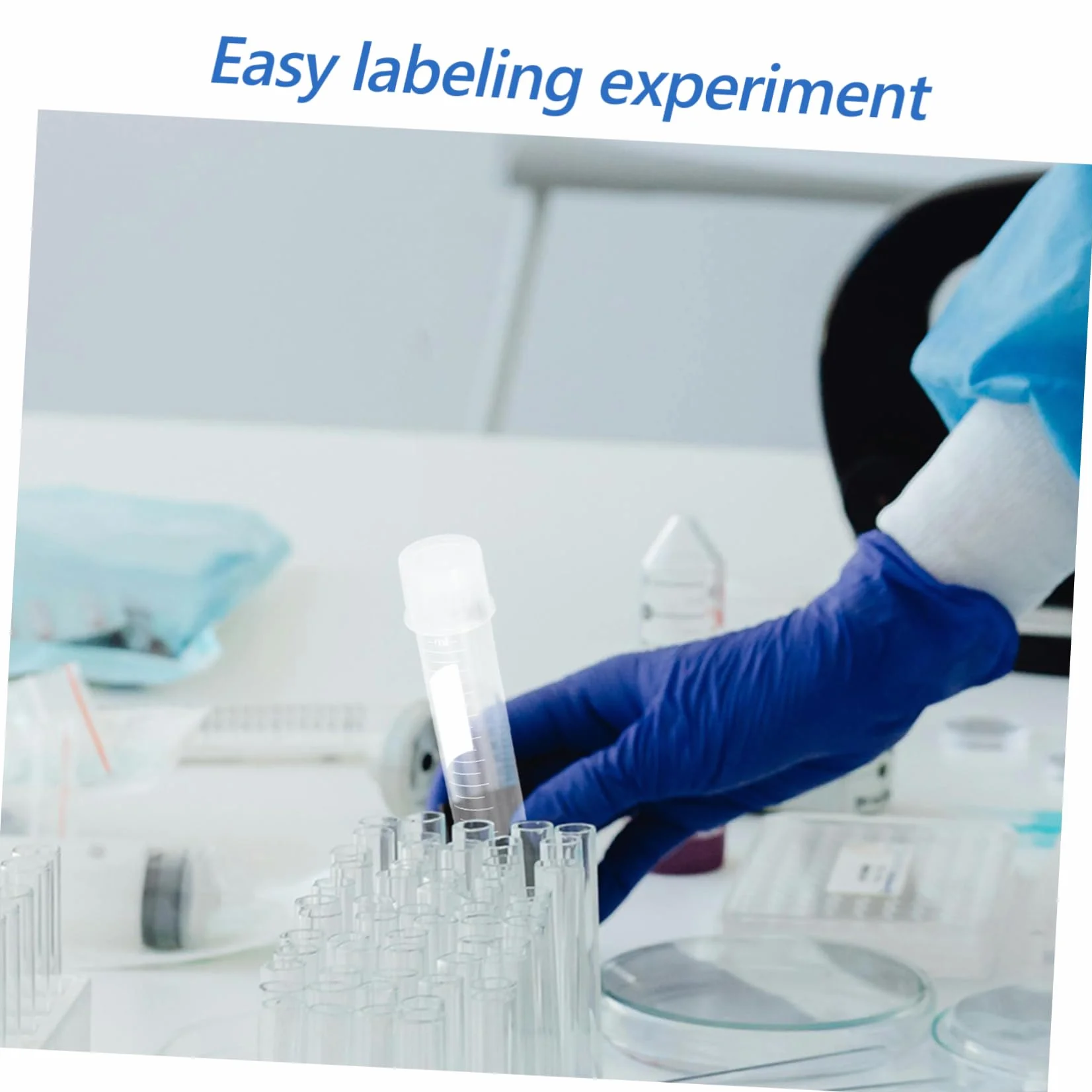 Tubo Di Cultura Con Coperchio Provette Da Laboratorio per Campioni Liquidi 10 pezzi