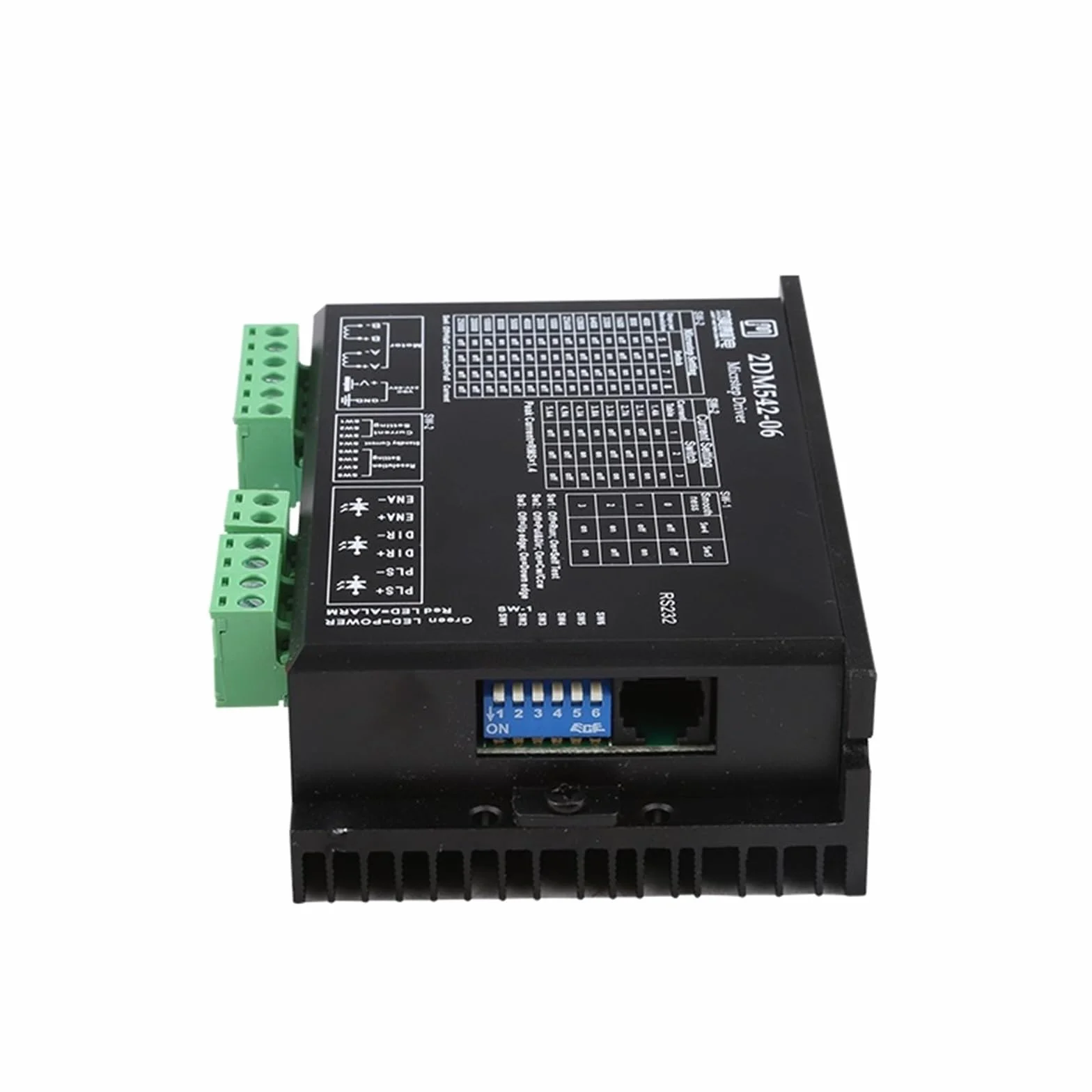 Motore Passo-Passo 2DM542 Motore Ibrido con Uscita bifase 24-48VDC Adatto for fresatrice 23 Motore