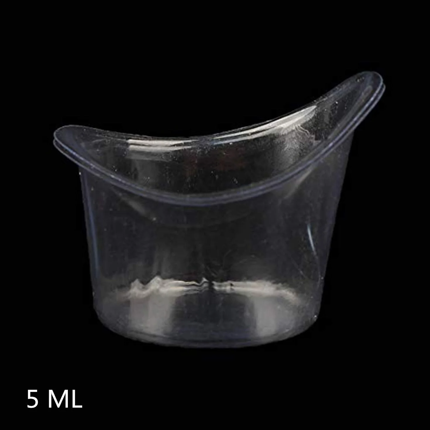 YouU 50 Pezzi Tazze per Lavaggio Oculare in Plastica Monouso Non Sterili Tazze di Misurazione USA e Getta Portatili Tazze di Pulizia per Lavaggio Oculare 5ml Fiale per Stoccaggio(5ml)