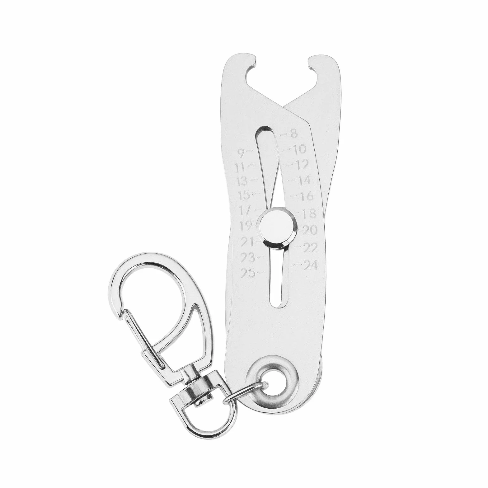 Create idea 1pc Portatile Preciso Dimensioni Del Filo Checker Portachiavi Verifica Dimensioni Del Filo Portachiavi Bullone Size Finder Portachiavi Bullone Testa Size Finder Pollici e Metrici
