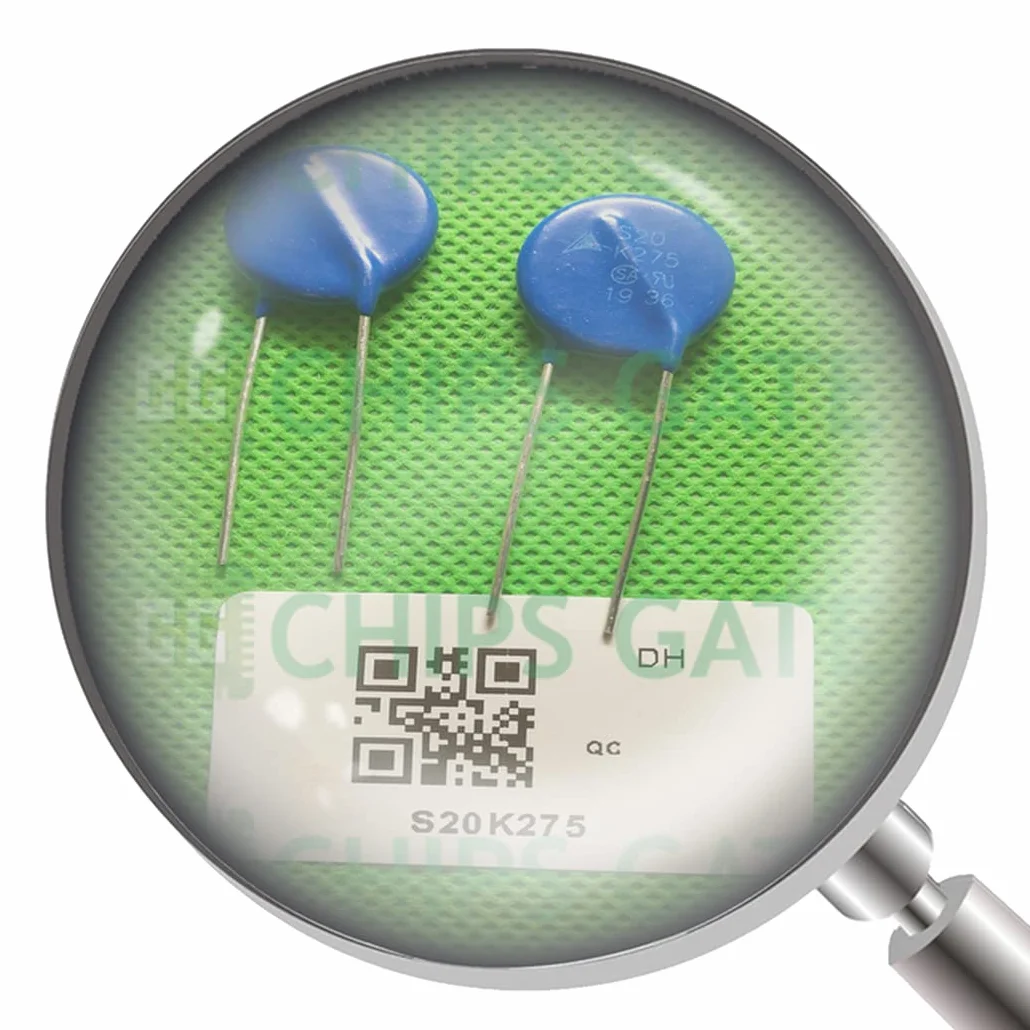 S20K275 6Pcs S20K275 S20 K275 MOV 275Vac 350Vdc 630Pf Metal Oxide Varistor