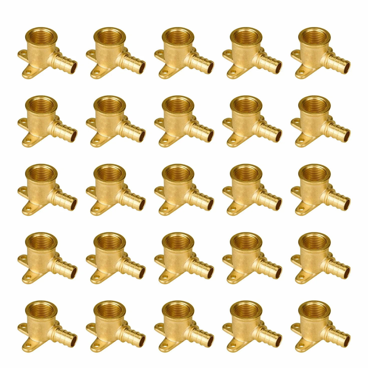 SUNGATOR Confezione da 25 Gomiti a Goccia PEX da 1/2", raccordi PEX da 1/2 Pollice