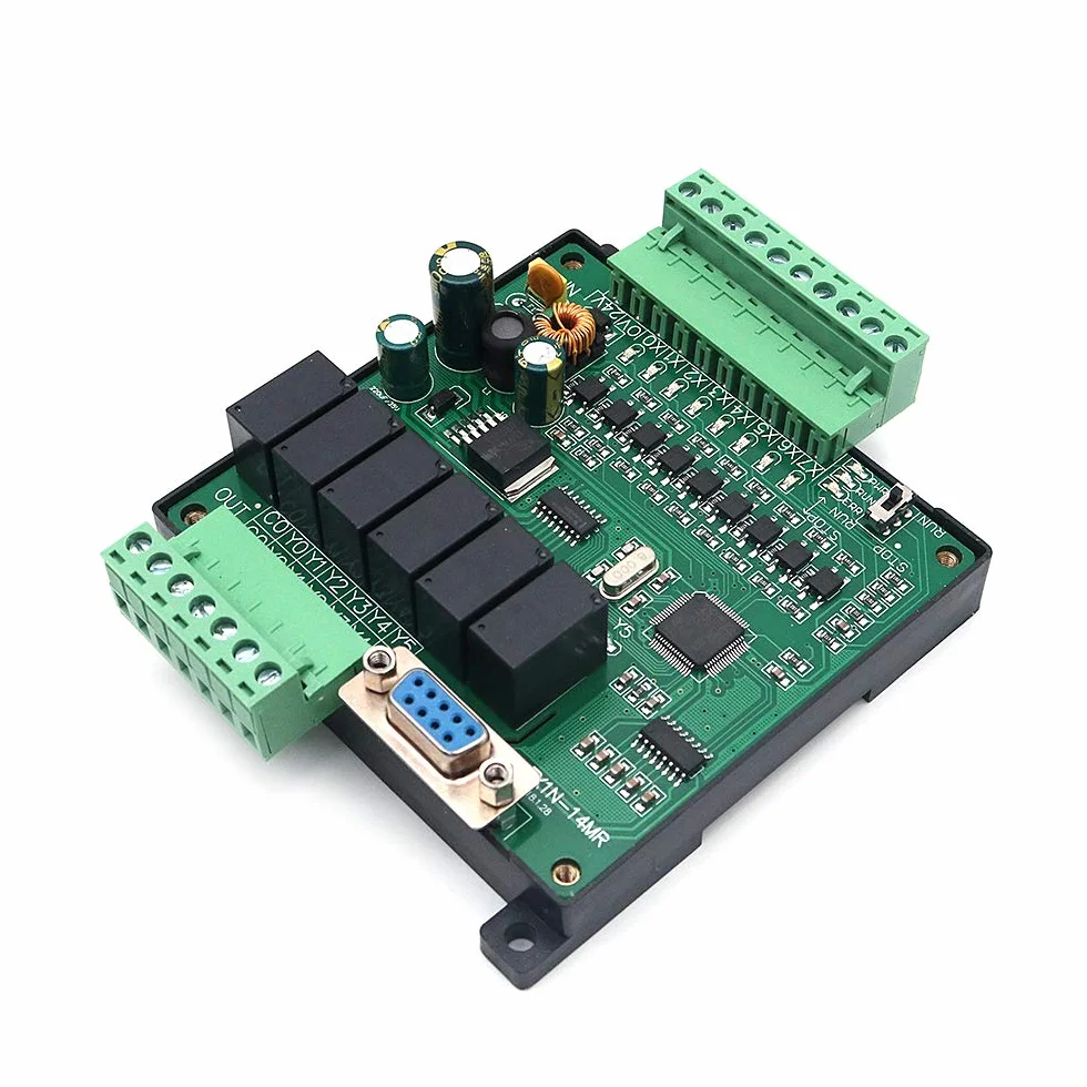 DollaTek DC24V Plc Controller scheda di controllo industriale FX1N-14MR Uscita relè scheda