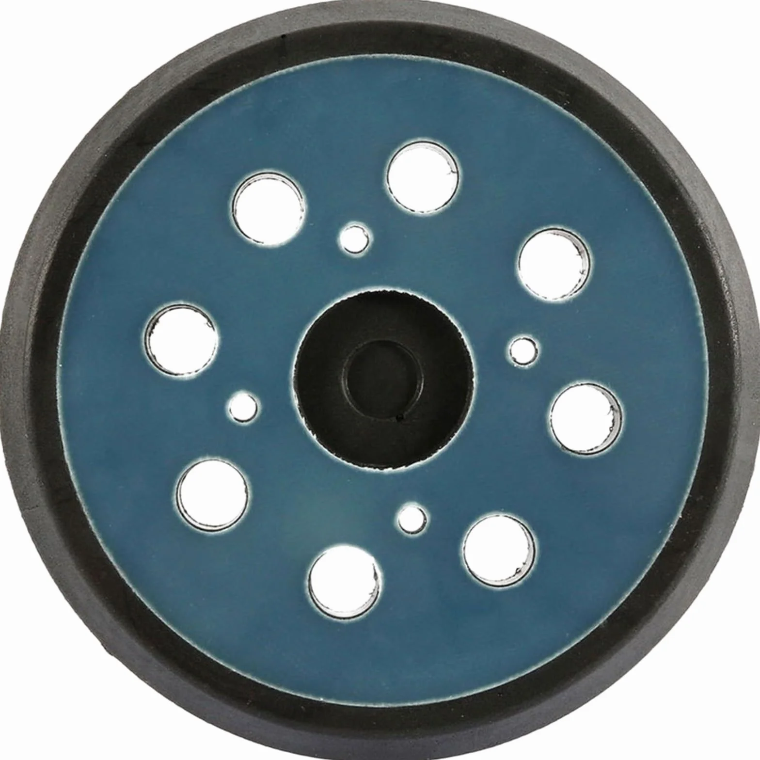 Disco abrasivo a 8 fori in pollici, piastra di supporto per lucidatura da 125 mm per levigatrice smerigliatrice, materiale PA6-GF30 con design di raffreddamento a 4 ventole,