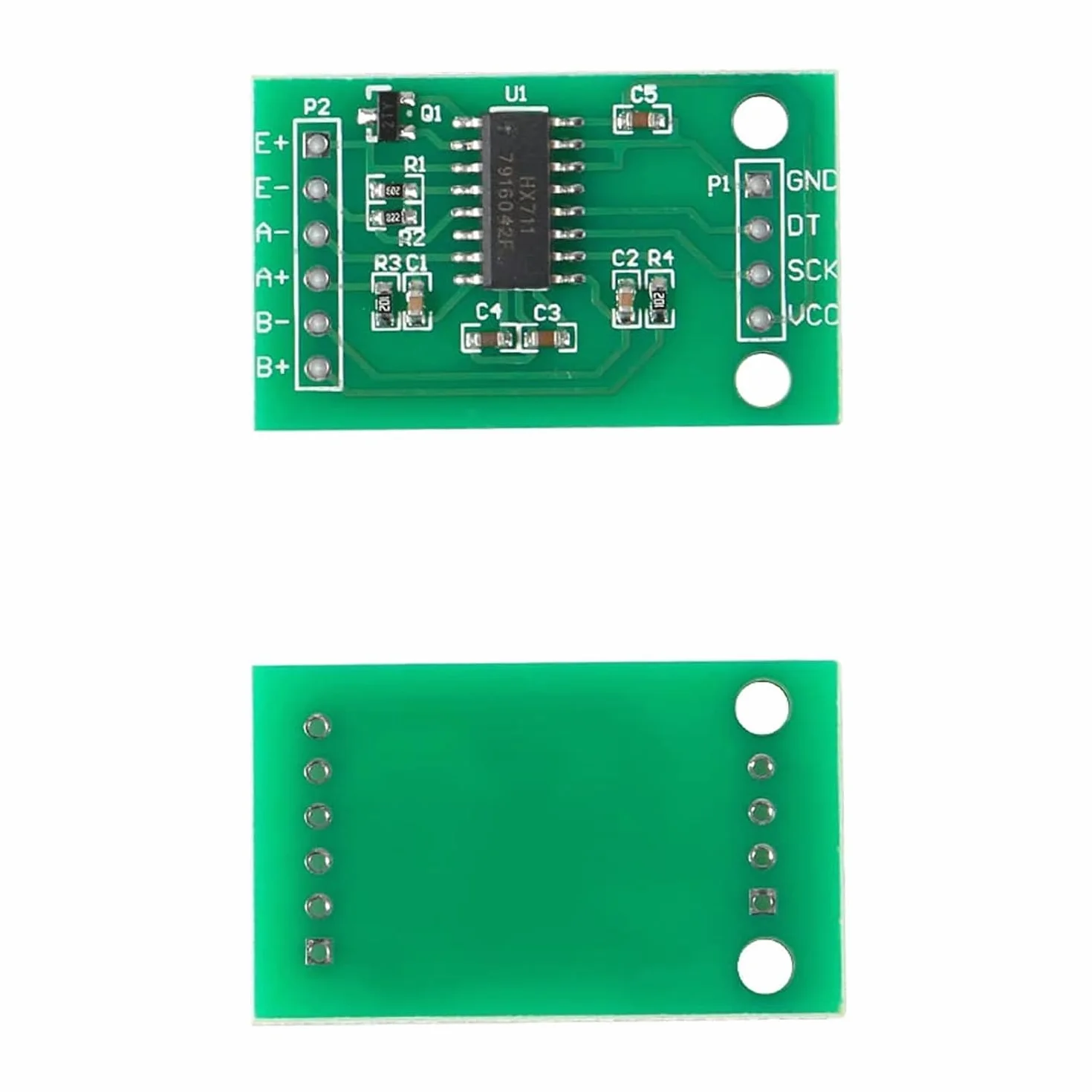 2 Pezzi Sensori di Peso da 5/10/20kg, Bilance Digitali, Sensori di Peso + 2 Pezzi Modulo Sensore di Peso HX711 per Microcontrollore Arduino DIY (5KG)