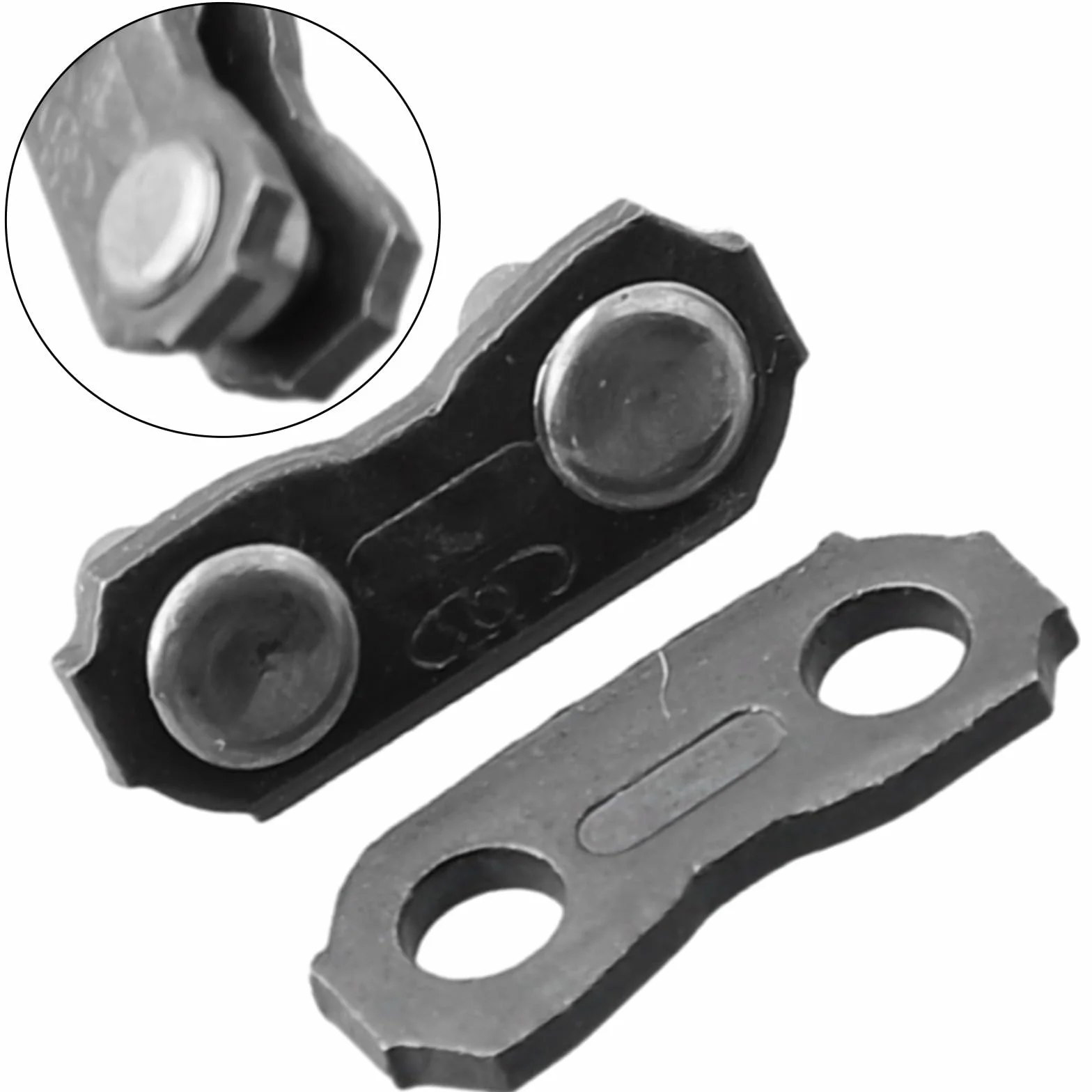 10 maglie in acciaio per motosega 325 058, dimensioni 1,5 x 0,5 cm, adatte per riparazioni e sostituzioni della catena della motosega