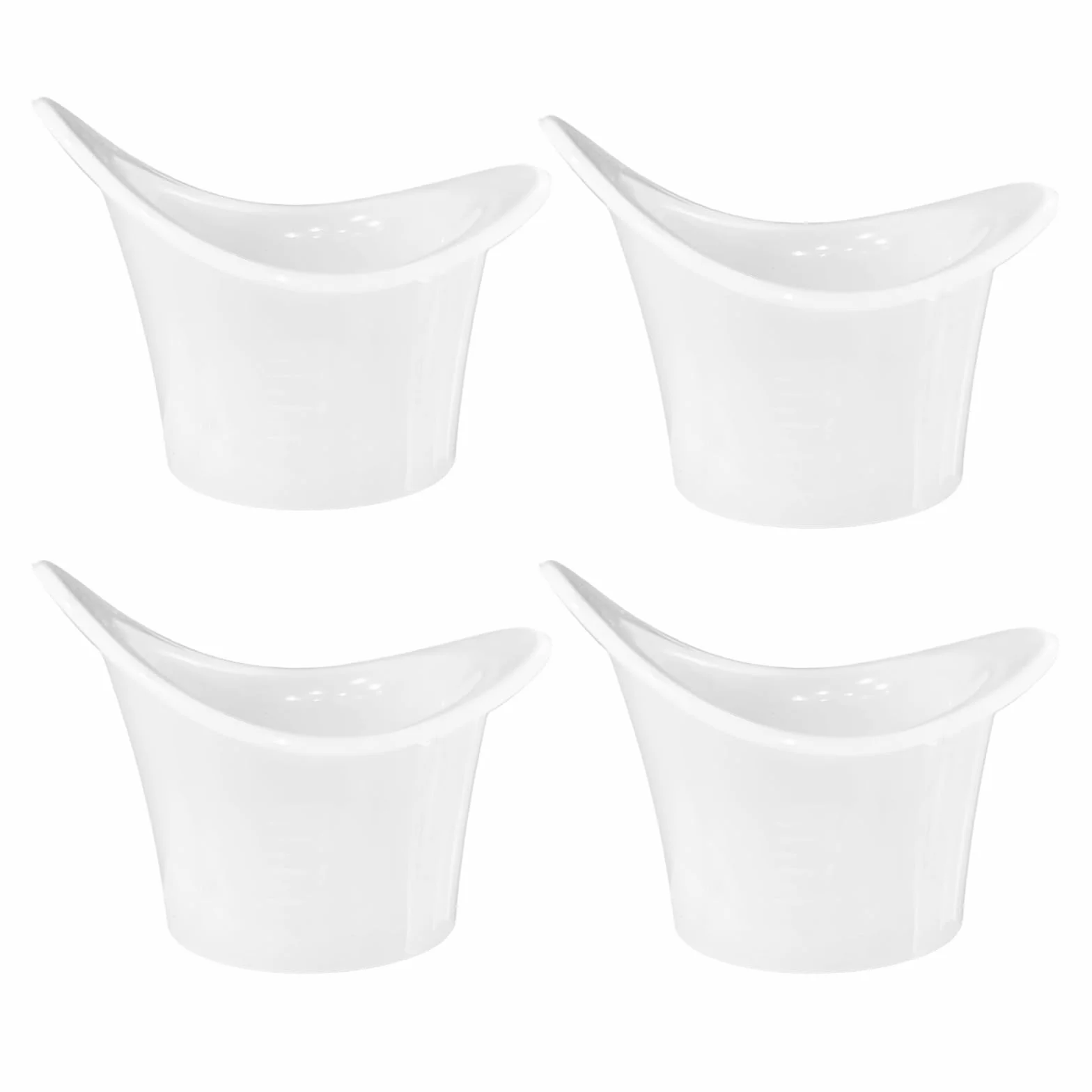 4 Pezzi 8 ML Tazza per Lavaggio Oculare Portatile, Tazza da Bagno per Occhi in Silicone, Tazze per Lavaggio Occhi Morbida Riutilizzabile,Tazze Liquida per La Doccia Per Occhio
