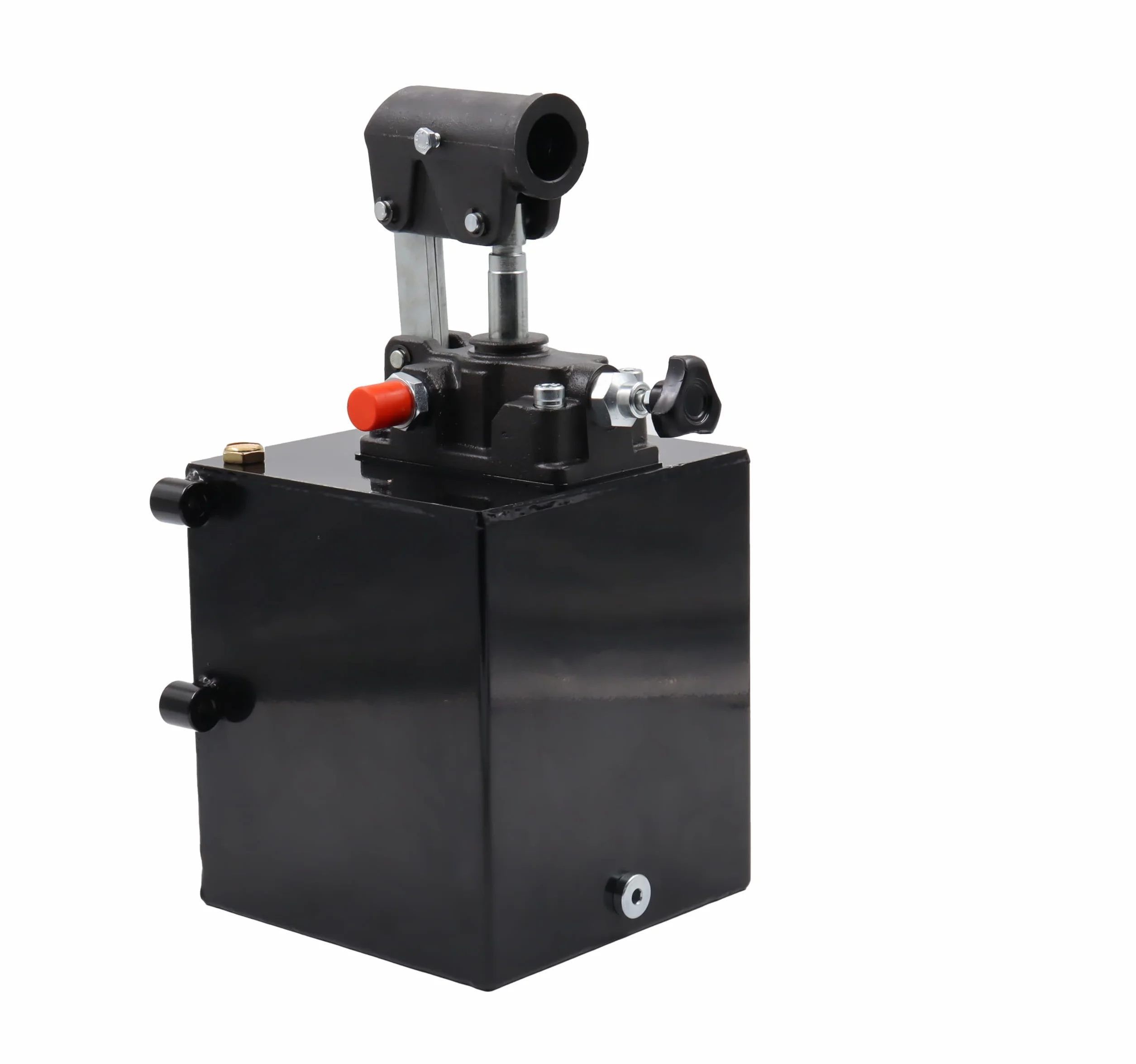 Pompe idrauliche manuali ad azione singola 12-25 - 45 cc, serbatoio olio 1-3-5 litri (E.W. 25 cc 5 litri serbatoio)