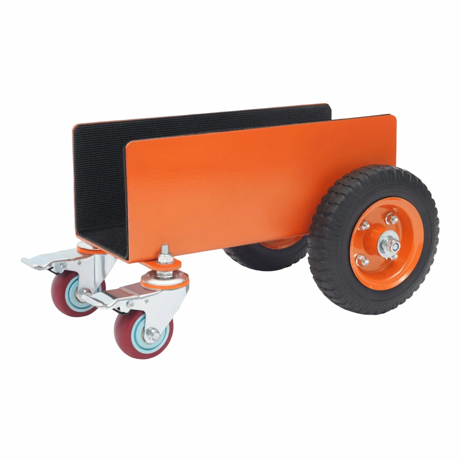 Carrello con morsetto a pannello, 300 kg, capacità di carico, in acciaio, con ruote universali, per cartongesso, 45 x 31,5 x 25,5 cm