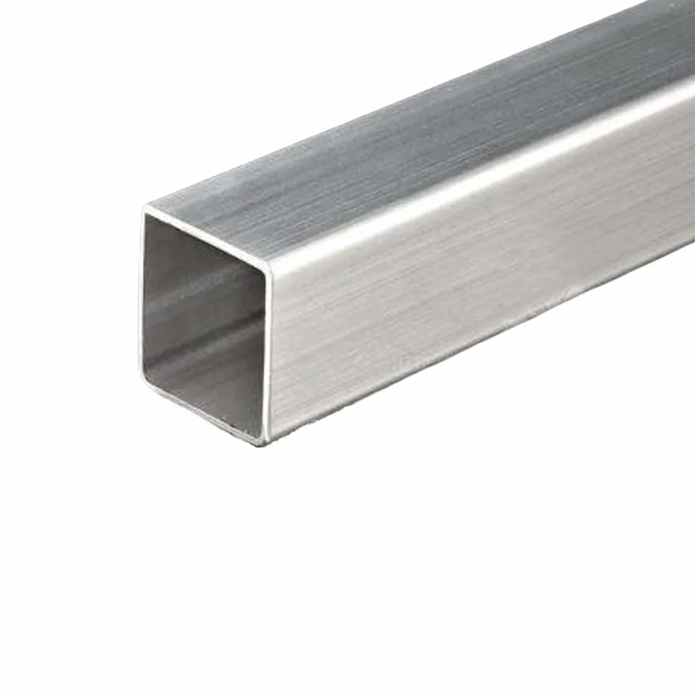 Tubi quadrati in acciaio inossidabile 304 10x10 mm spessore 1,5 mm lunghezza 0,5 m per fai da te