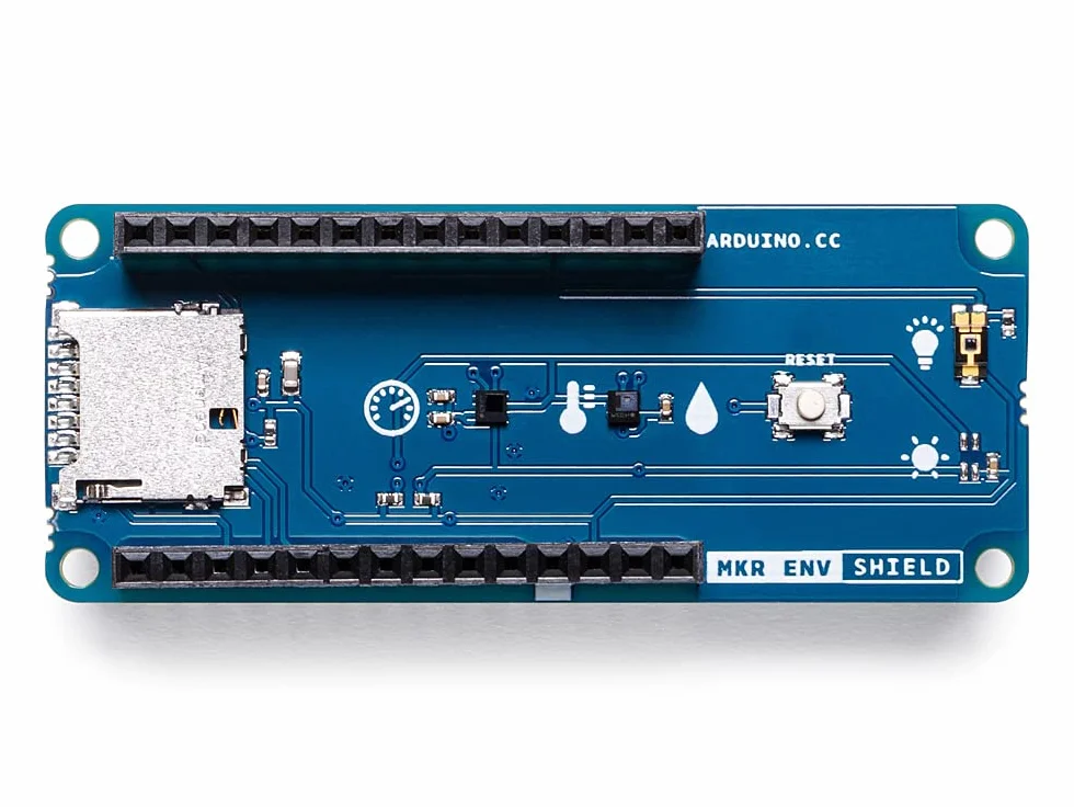 Arduino MKR ENV Shield [ASX00029] - Schermo per sensori ambientali per progetti IoT, misurazione della qualità dell'aria e della temperatura con Arduino MKR