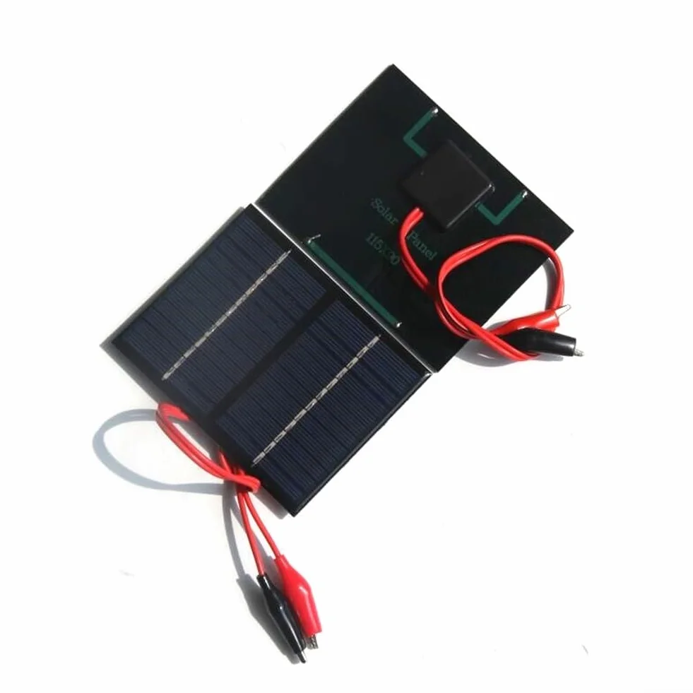 Pannello solare 12V 1,5W 115x90mm polisilicio mini celle portatili fai da te