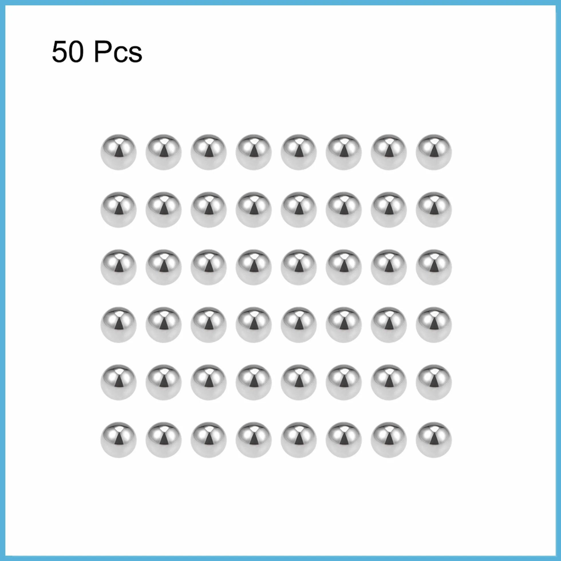 Cuscinetto Sfere 5.5mm Cromo Acciaio G10 Precisione 60-63 HRC 50pz
