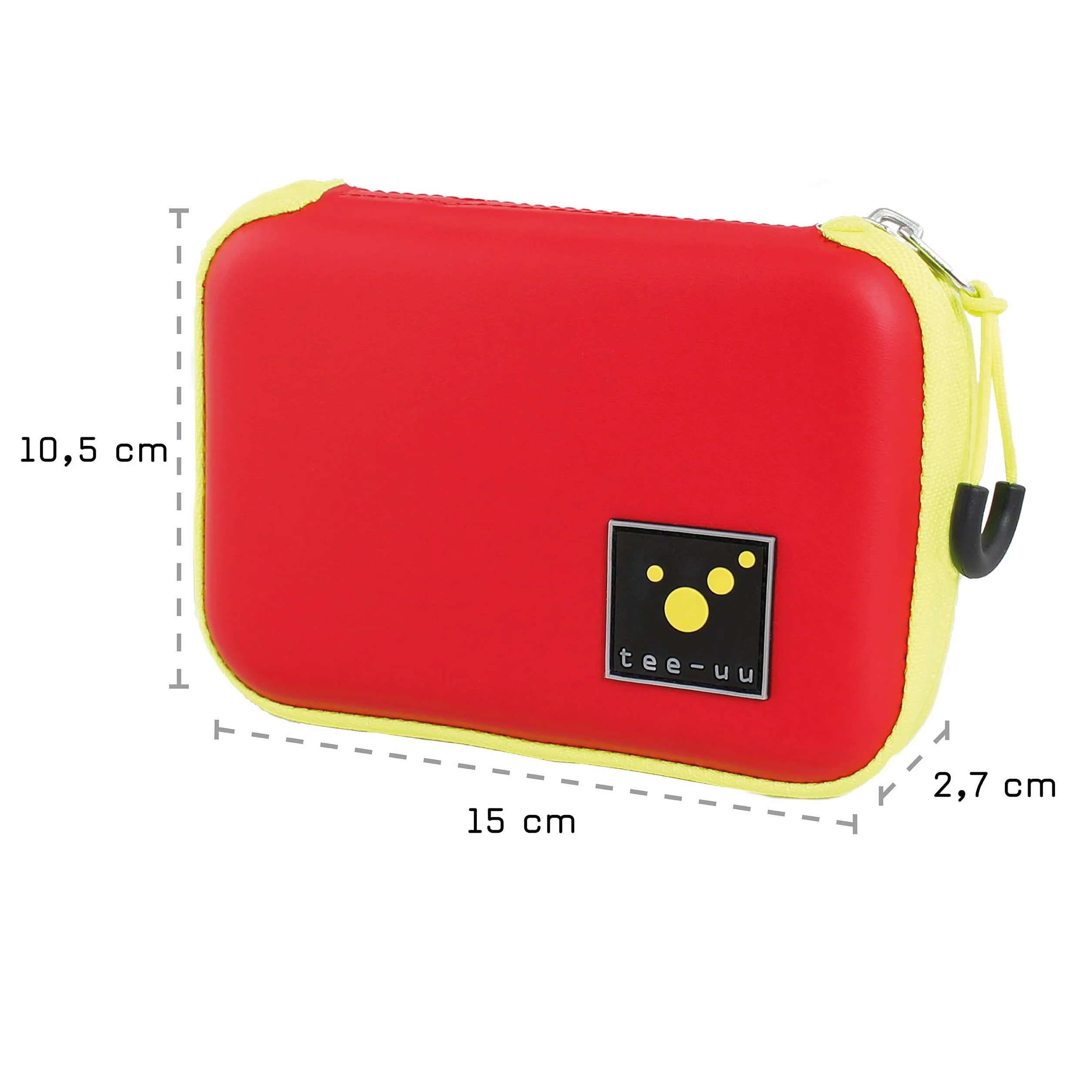 tee-uu AMPUSAFE Regular | 13 passanti elastici in due misure | robusti | compatti, Colore: rosso, Ampullarium