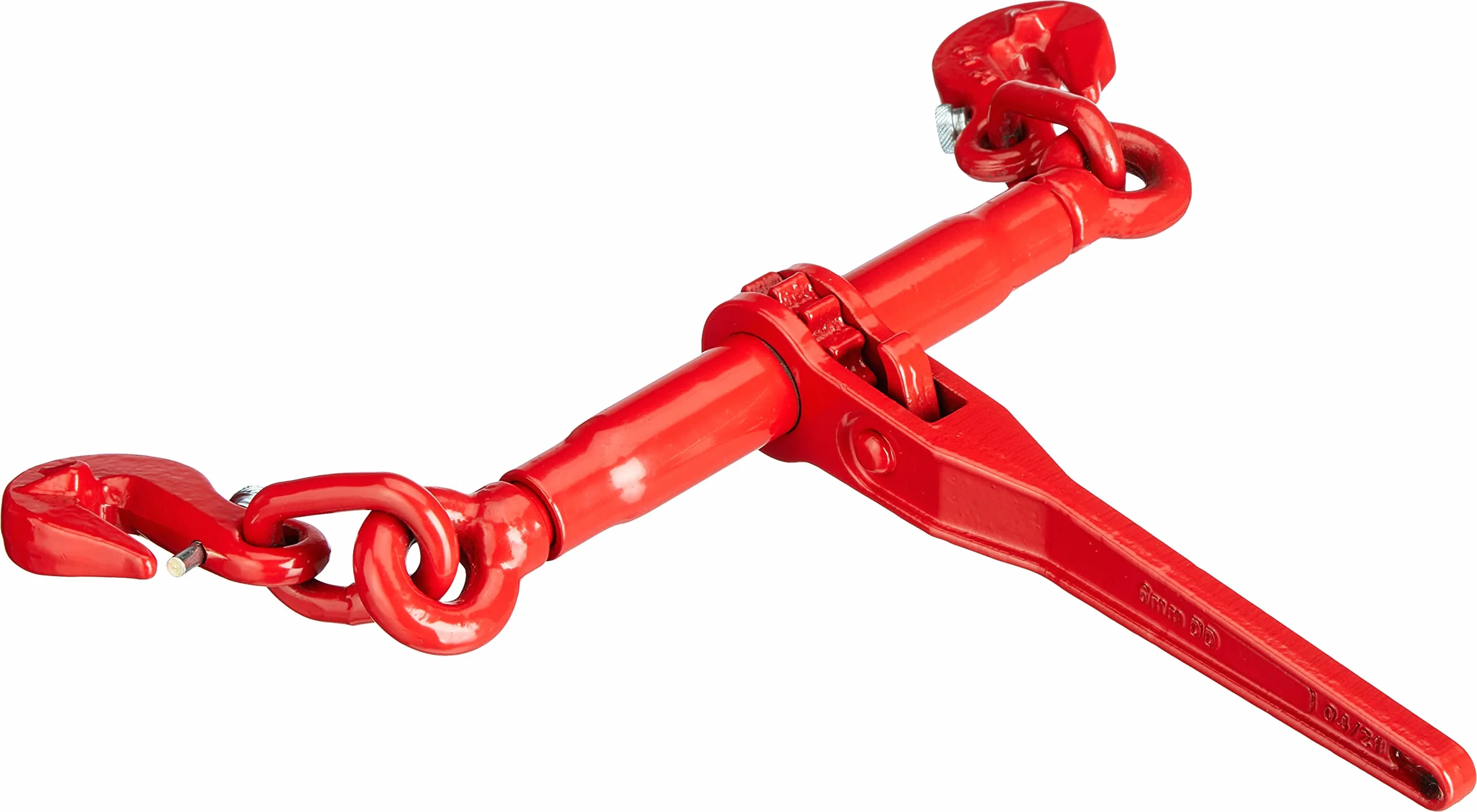 Dolezych 46801400 Tendicatena a Cricchetto Comgancio di Accorciamento per Catena da 6 mm, Lc 2200 Dan, Rosso