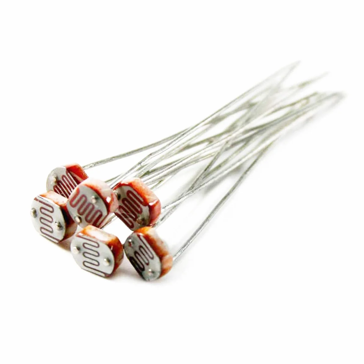 Hailege 100pcs 5528 Fotoresistore Resistore fotosensibile Resistore dipendente dalla luce 5MM 5528 Fotoresistore