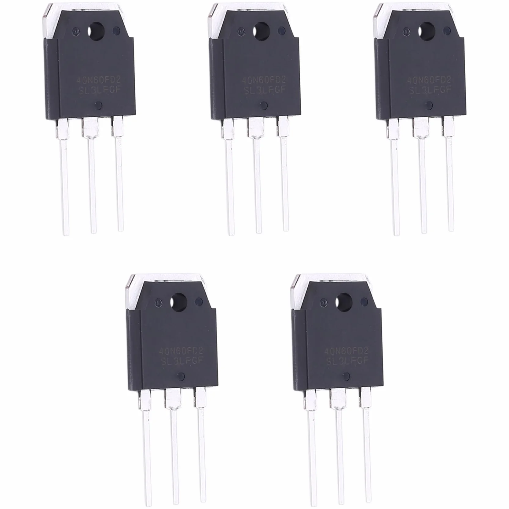 5 pezzi 40N60FD2 SGT40N60FD2 SGT40N60FD2PN 40A 600V Transistor TO-3P – Alta efficienza e commutazione rapida