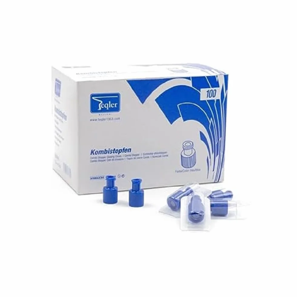 Teqler Luer-Lock Set di 100 pezzi Blu