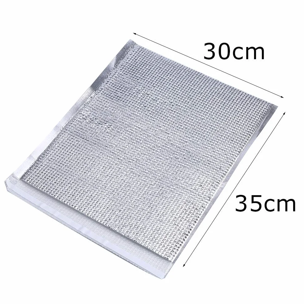 Sacchetti isolanti riutilizzabili, autosigillanti, 4 tipi, set da 10 pezzi, pellicola di alluminio usa e getta, sacchetto isolato per alimenti, refrigeratore termico,