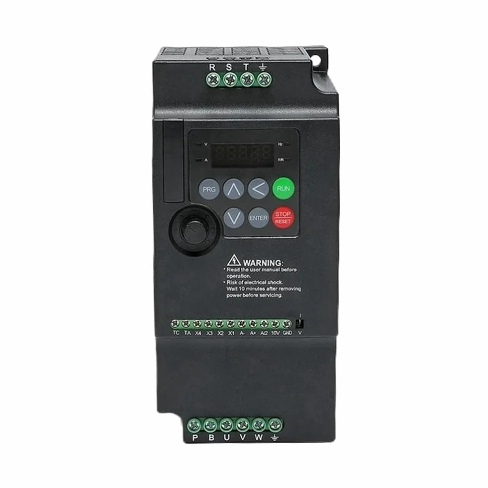 Convertitore di frequenza VFD da 220 V a 380 V Ingresso monofase Inverter di uscita trifase Regolatore di velocità del motore 1.5KW
