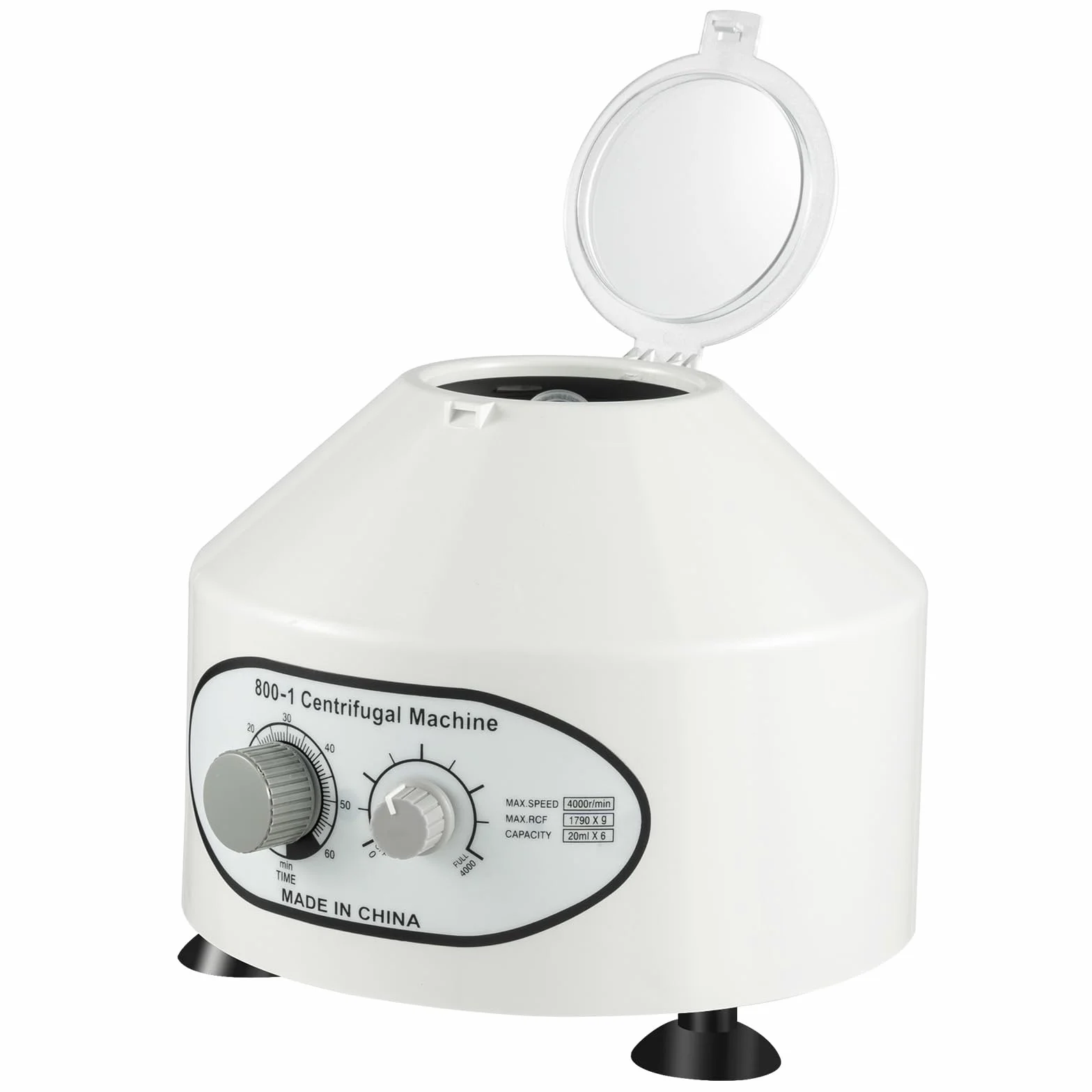 Centrifuga, 220 V, centrifuga da tavolo, 4000 giri/min, centrifuga da 20 ml, con copertura antipolvere, per separazione del sangue, estrazione delle piante, pulizia minerale, in laboratorio, industria