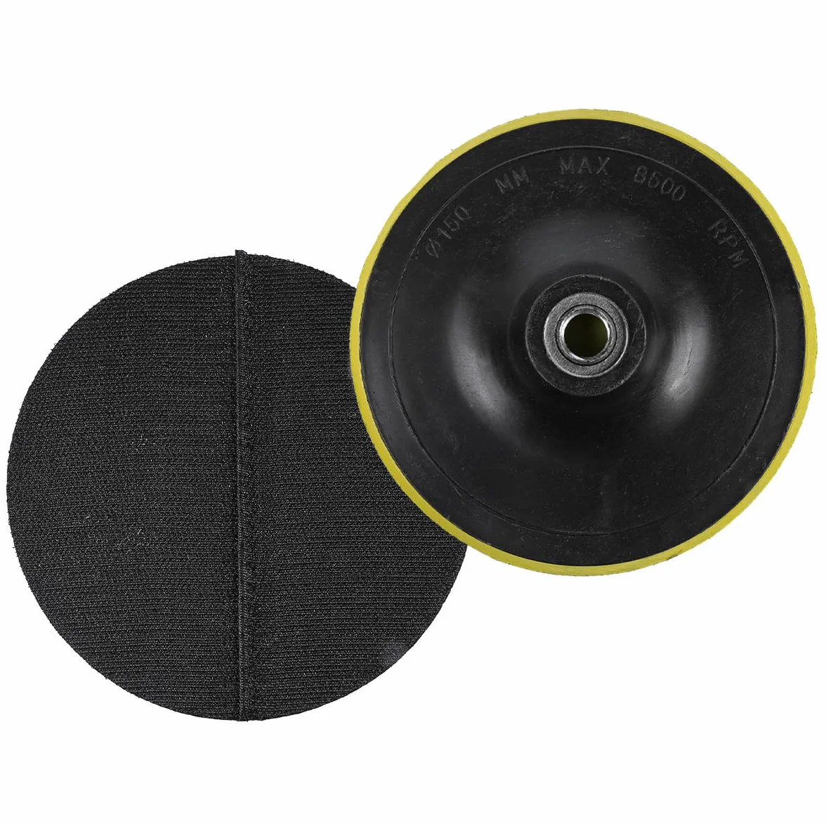 2 Elementi Supporto con Gancio e Anello (6 pollici/150mm), Filettatura M14: per levigatura, lucidatura, Piastra di levigatrice orbitale e lucidatrice.