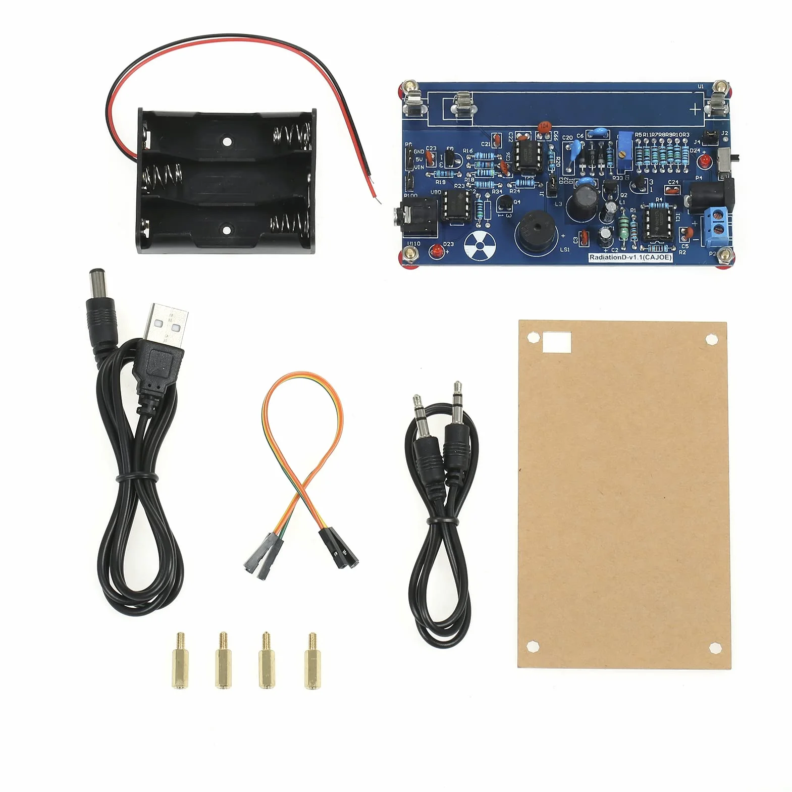 GoolRC Sistema di rivelatore di radiazioni assemblato, modulo sperimentale per kit di contatore Geiger per tubi fai da te
