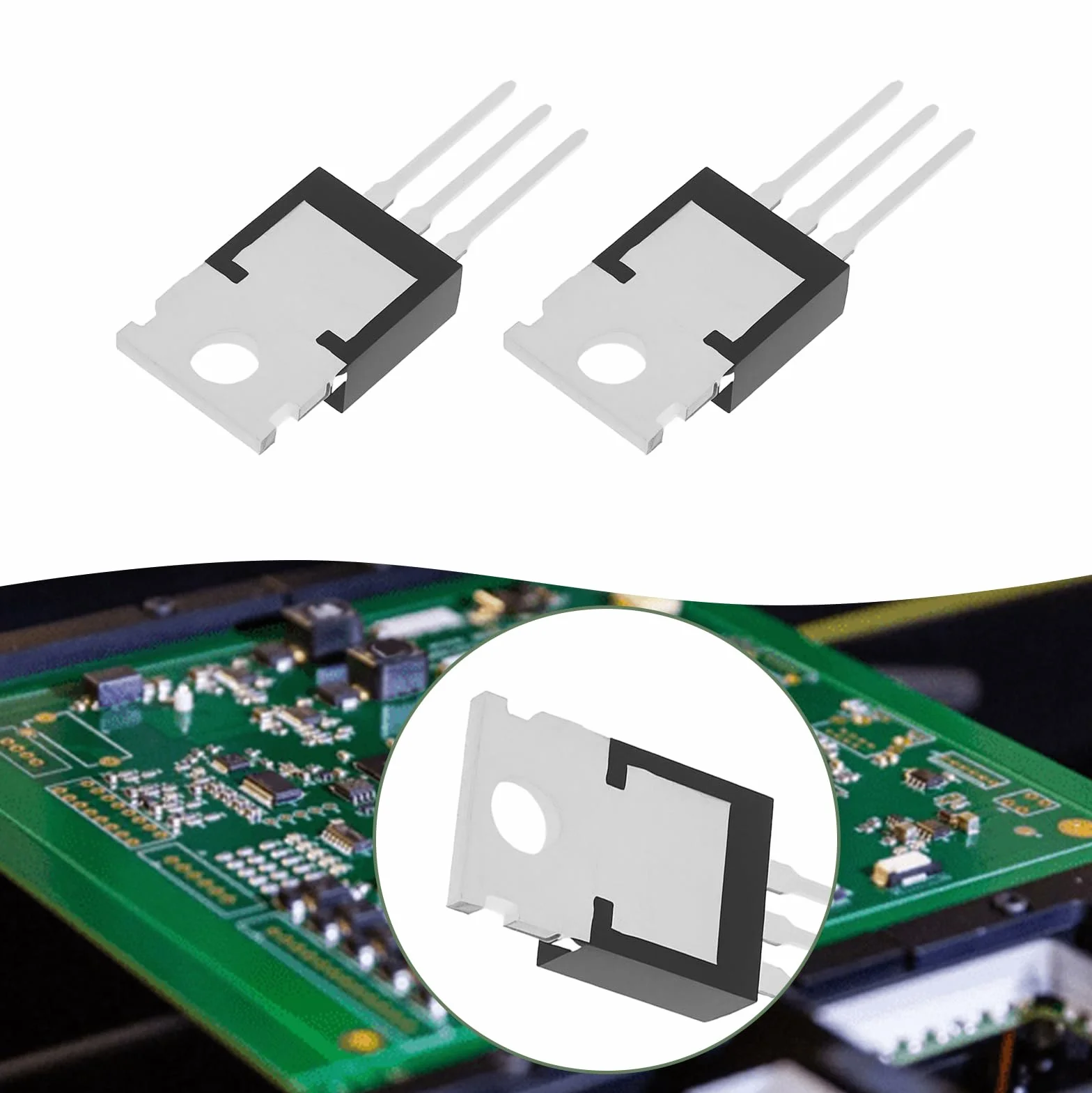 The Lord of the Tools 2 Paia Di Transistor Audio MJE15032G MJE15033G TO-220 8A 250V 50W NPN PNP 3 Pin Nero