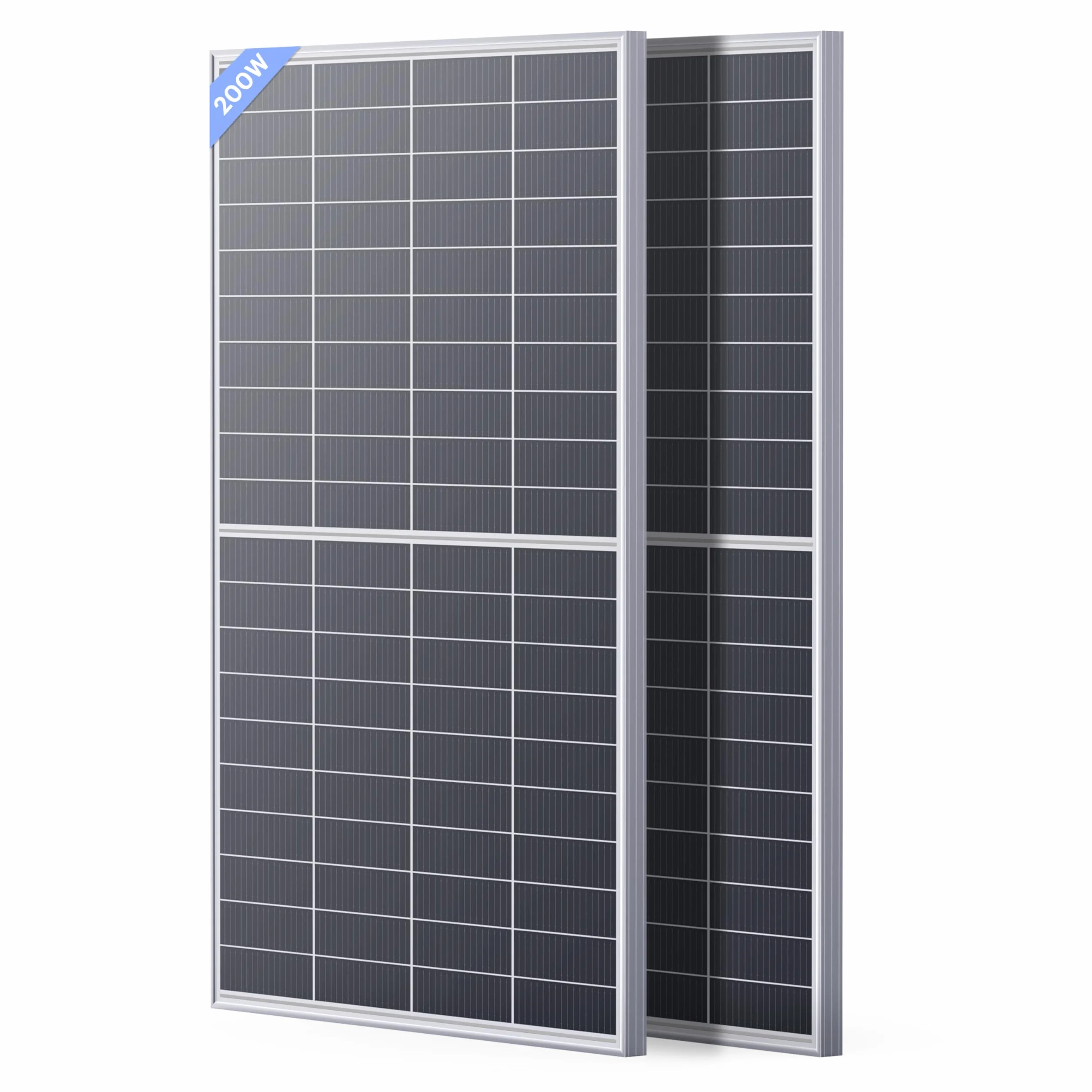 Pannello solare bifacciale da 400 W tipo N 16BB 2 x 200 W 12/24 V 25% modulo fotovoltaico monocristallino ad alta efficienza per roulotte