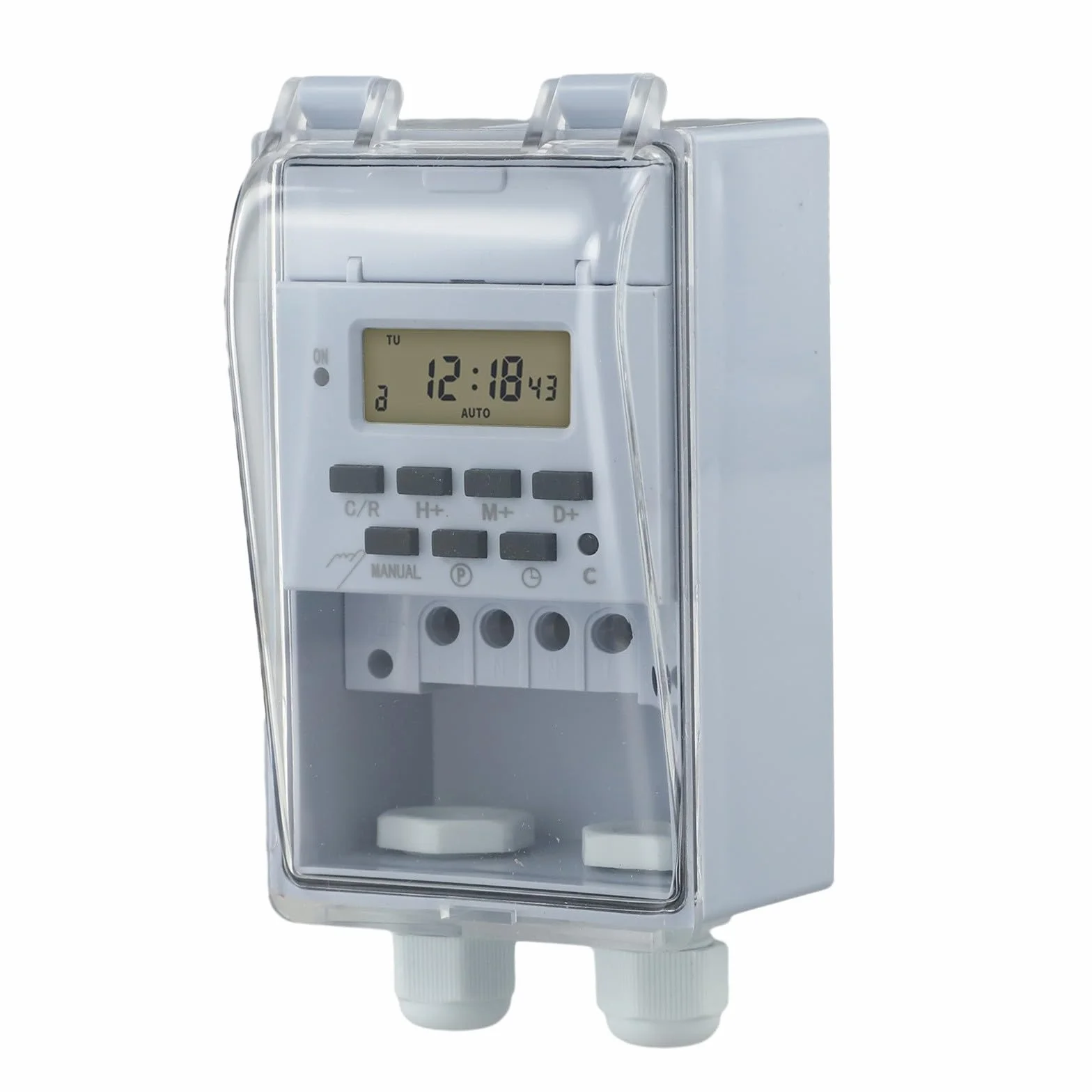 Timer di sicurezza digitale KG316T-F 220 V impermeabile con copertura trasparente